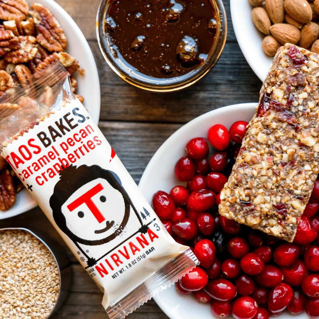 Taos Bakes Snack Bars Crowd Pleaser AllInOne Variety Pack Gluten Free NonGMO Healthy Granola Bars Nutritious Delicious Baked Bars 12 Pack 18oz Bars
