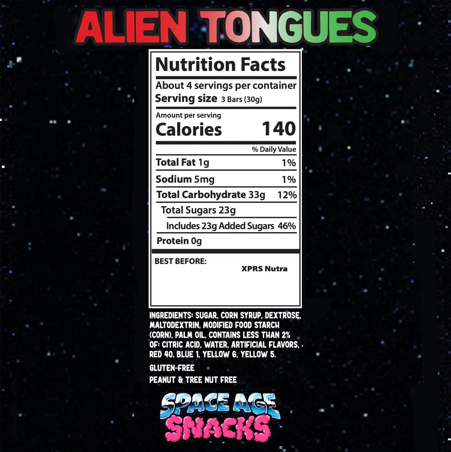 Premium Freeze Dried Alien Tongues Candy Crunchy Freeze Dried Candy Shipped in Box for Extra Protection Freeze Dry Candy Dry Freeze Candy for All Ages 4 Ounce