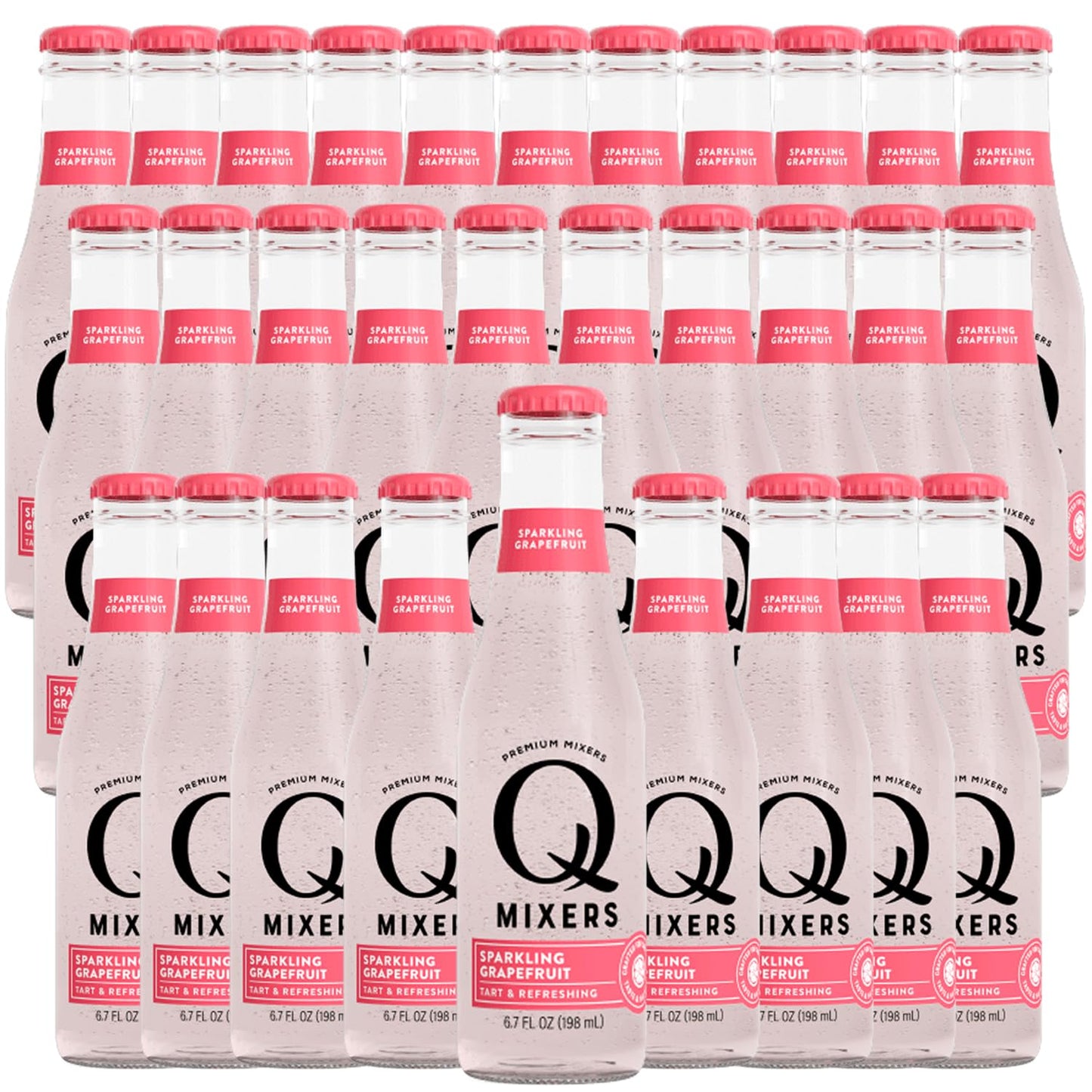 Q Mixers Sparkling Grapefruit Premium Cocktail Mixer Made with Real Ingredients 67oz Bottle 30 PACK