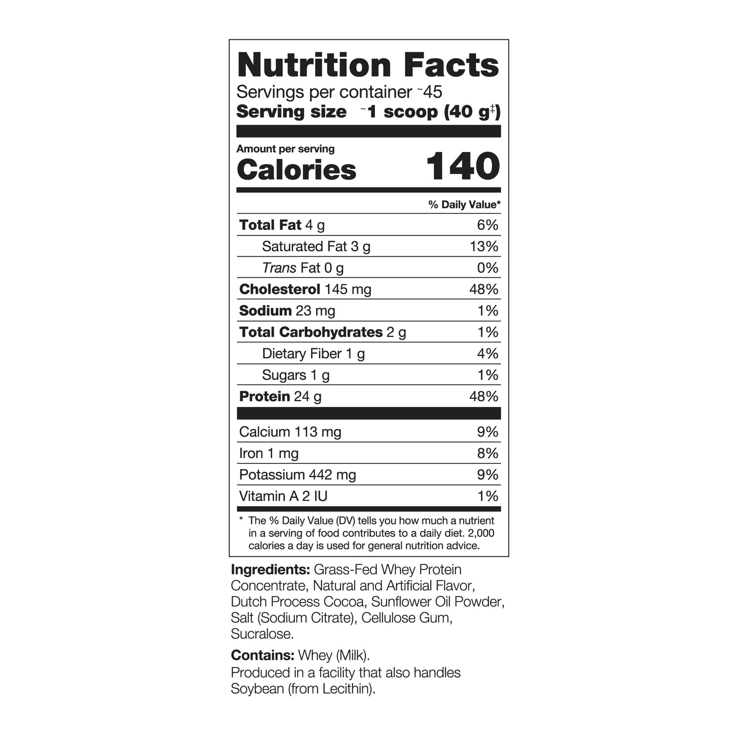 PERFECT SPORTS Ultra Fuel Grass-Fed Whey Protein - 4lbs Vanilla Ice Cream