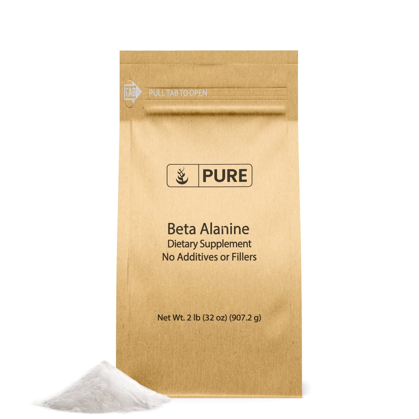 Beta Alanine Powder (2lb), Always Pure Non-Essential Amino Acid, Gluten-Free, Non-GMO