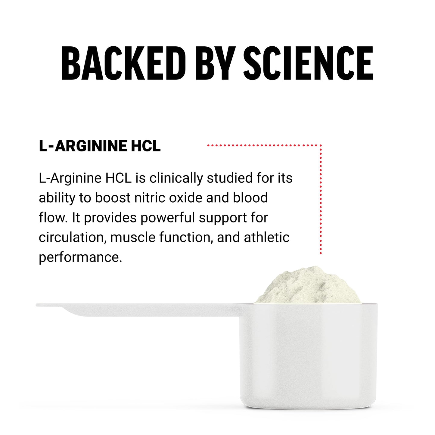 FORCE FACTOR L Arginine HCL, L-Arginine Supplement to Boost Nitric Oxide for Better Circulation, Blood Flow, and Muscle Pumps, L Arginine Powder 6000mg, Unflavored, 30 Servings