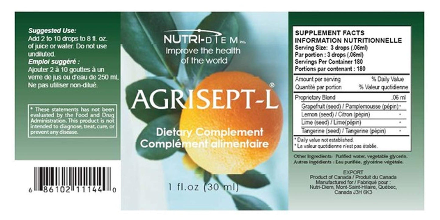 Agrisept - L Antioxidant 30ml (1 oz) 5 Bottles