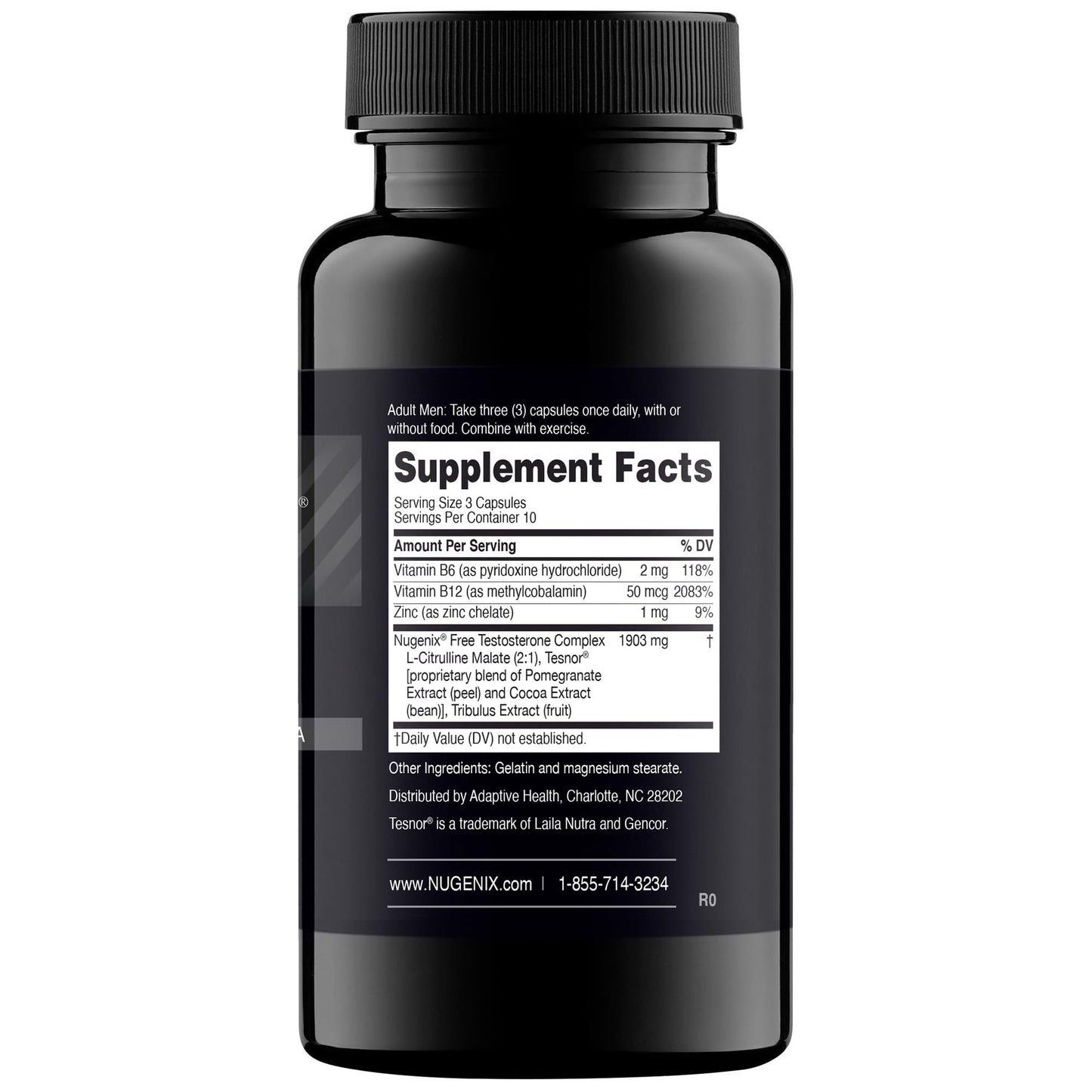 Nugenix T Boost - Free Testosterone Booster Supplement for Men, 30 Count