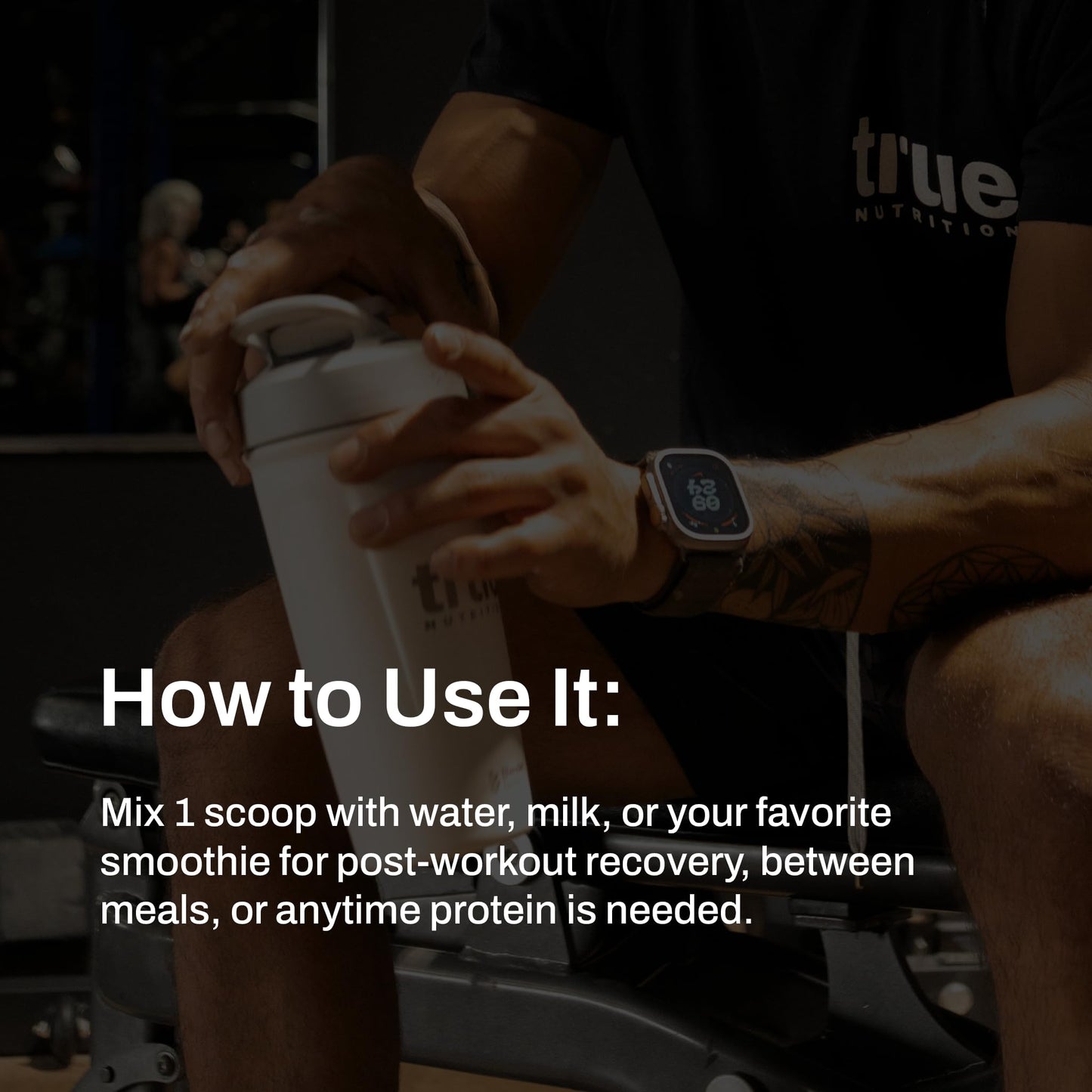 True Nutrition - Whey Protein Concentrate - 100% Whey Protein Powder - Fast Acting Low Carb Powder with Essential Amino Acids - High in Leucine - French Vanilla - 1lb.