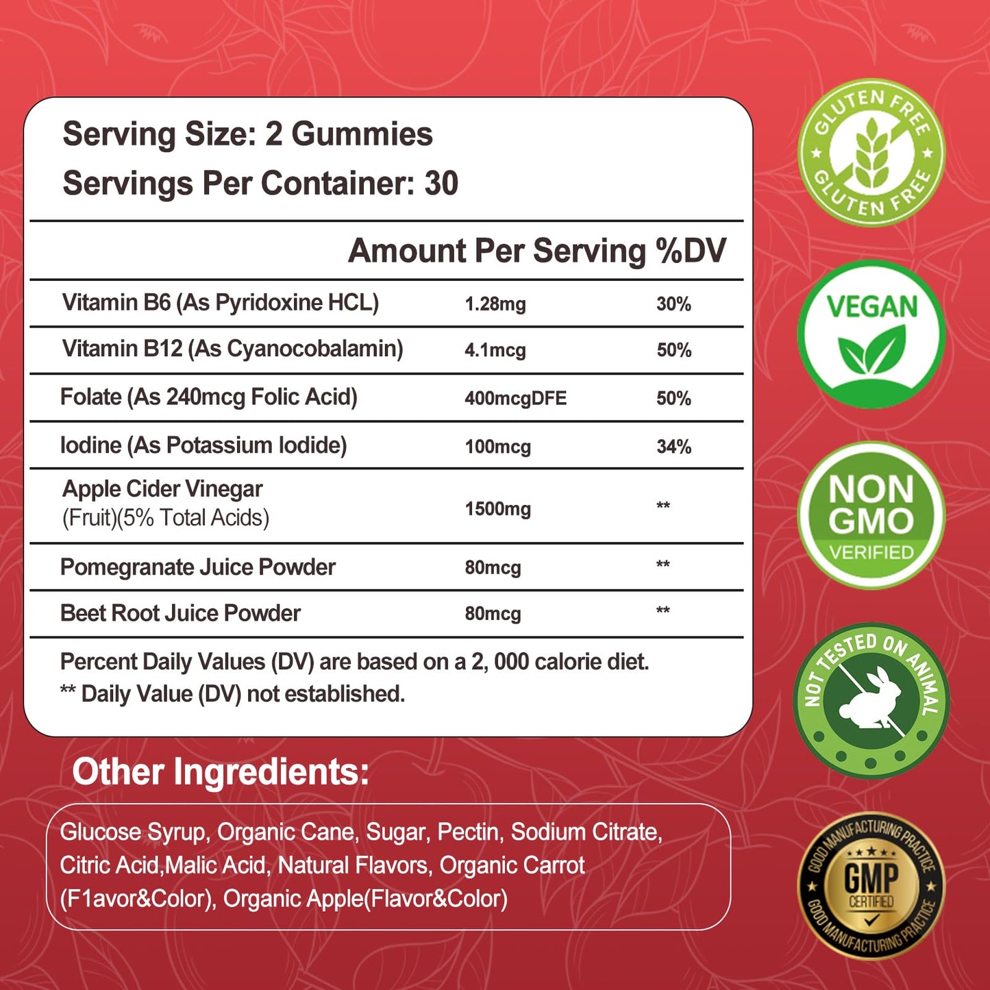 (2 Pack) Keto Apple Cider Vinegar Gummies, Keto ACV Gummy Diet Supplement, Advanced 1500mg ACV Gummies with Folate, B12、B6 and Keto Support for Women Men, Gelatin- Free, Vegan & Non-GMO (Multi-Flavor)