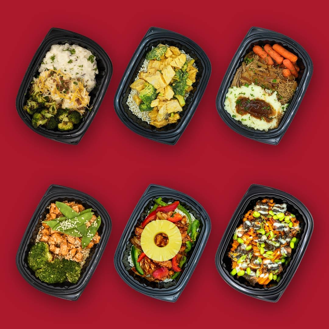 Clean Eatz Weight Loss Meal Plan Kit - 6-Pack of Low-Calorie, Nutrient-Dense, Portion-Controlled Frozen Meals for Healthy Lunch & Dinner