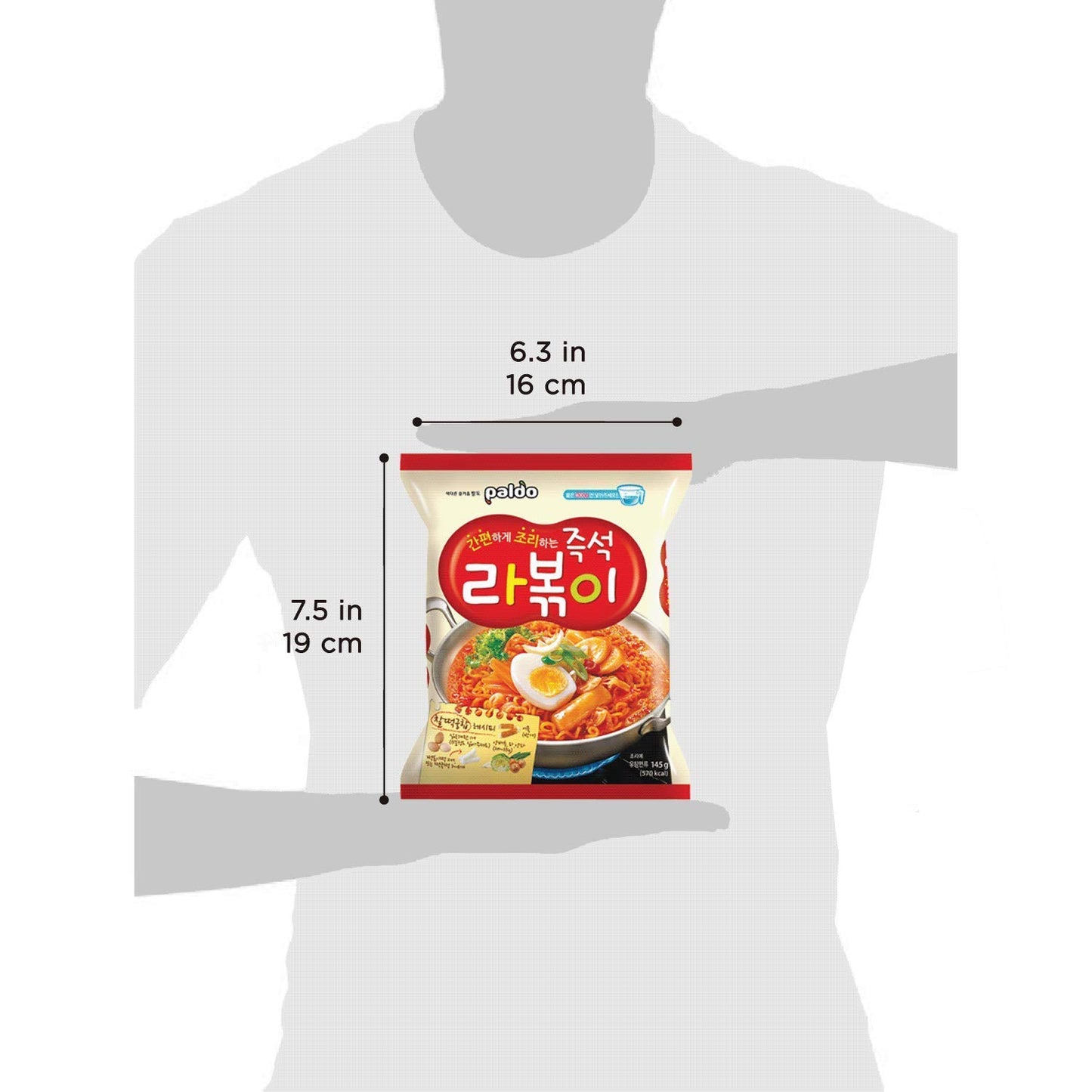 Paldo Korean Ramen Family Pack Rabokki 511 Ounce