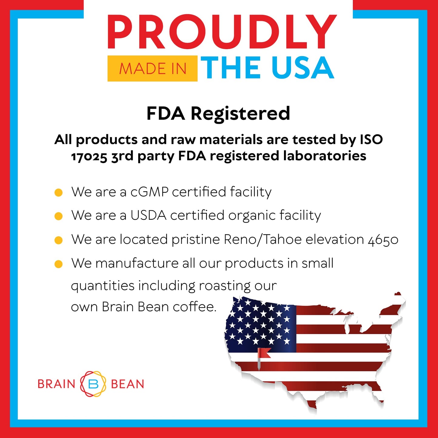 Brain Bean Brain-Immune | Advanced Formula to Support Leaky Gut, Leaky Brain, Immune System | with 10g Colostrum with Lactoferrin, 5g L-Glutamine, 4g IgY Max, and 1g Inulin | 30 Servings