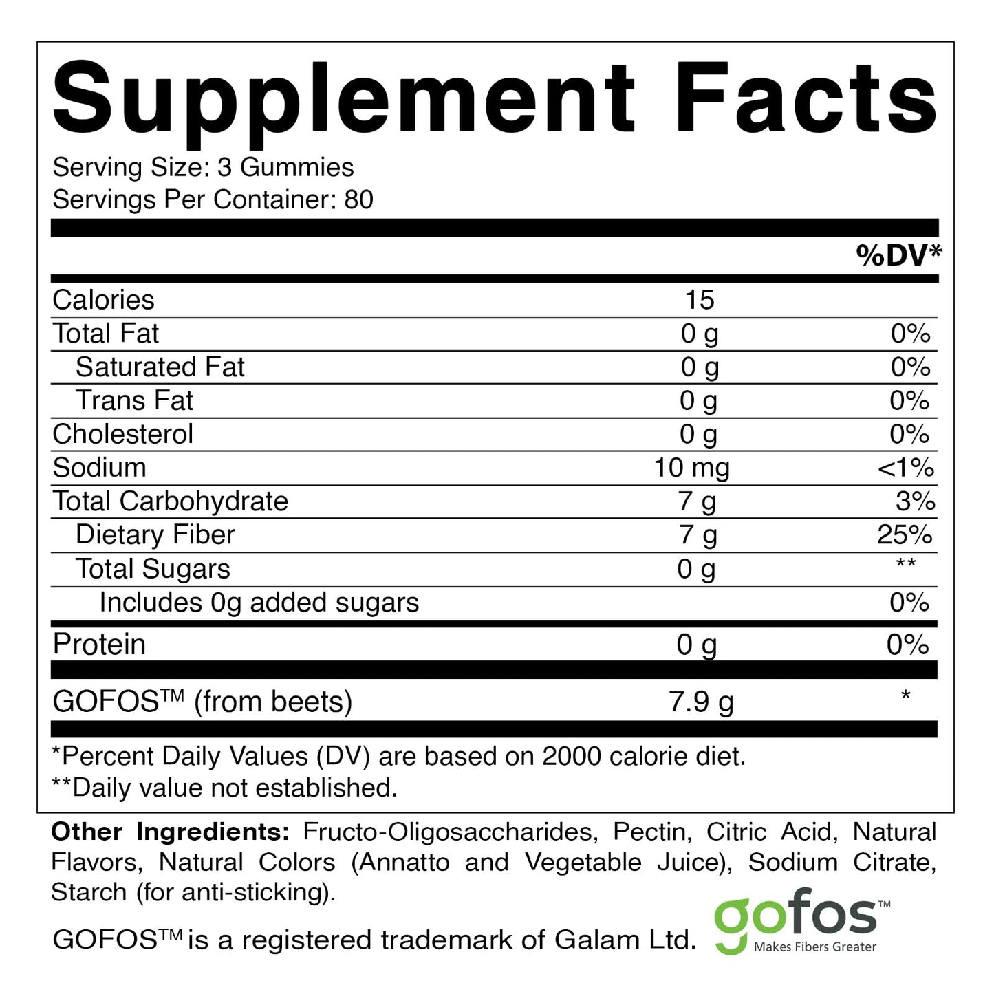 Vitamatic Prebiotic Fiber Gummies for Adults, 7G Extra Strength, Zero Sugar Added, 240 Pectin Based Gummies, Digestive Health & Regularity Support