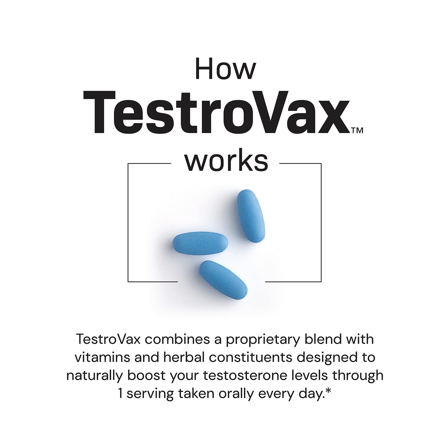Novex Biotech Testrovax, Best Testosterone Booster for Men - T Booster - Fenugreek & Ashwagandha - Increase Testosterone levels in 12 days*, 30-Day Supply