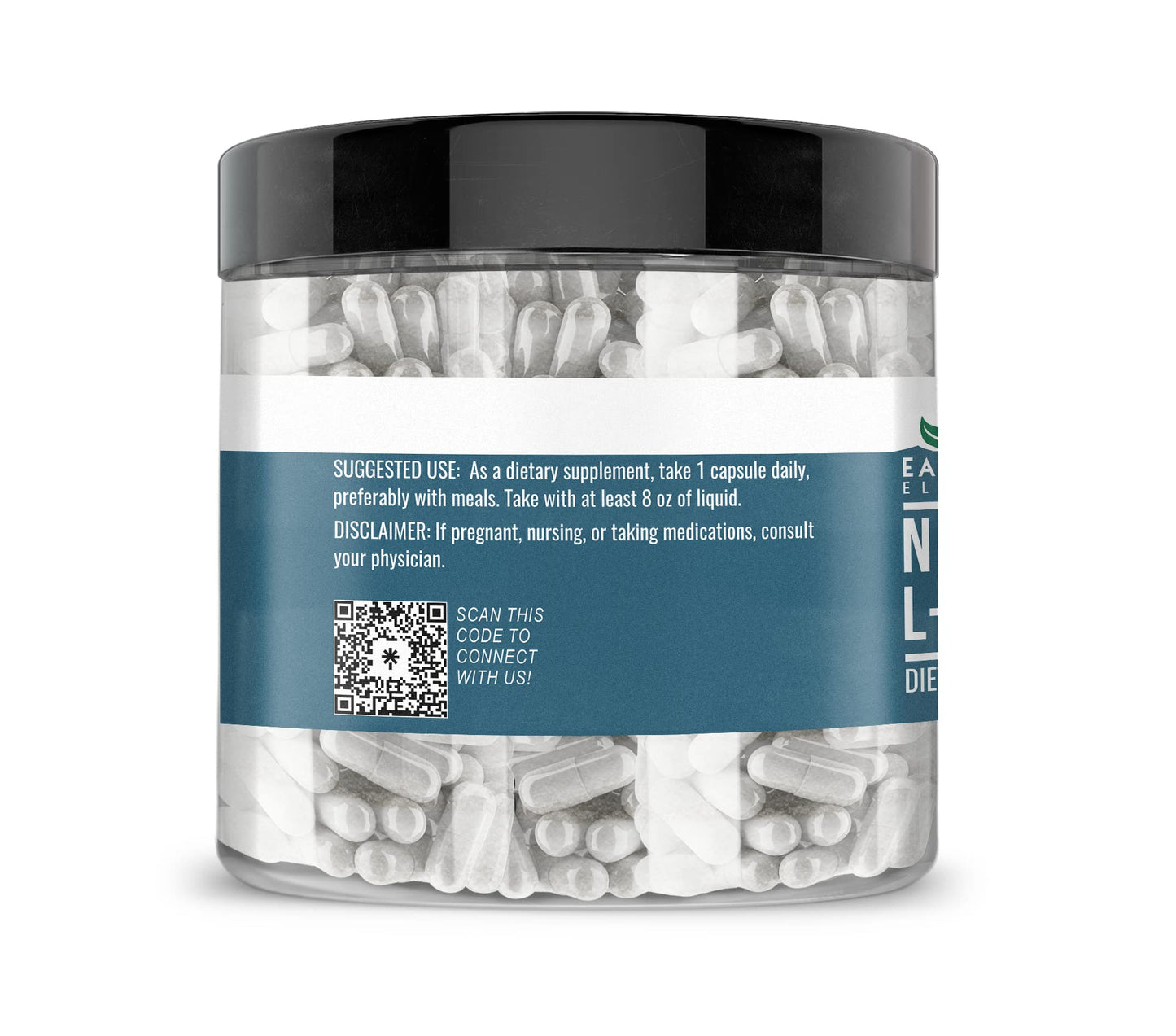 Earthborn Elements N-Acetyl L-Tyrosine (NALT) 200 Capsules, Pure & Undiluted, No Additives