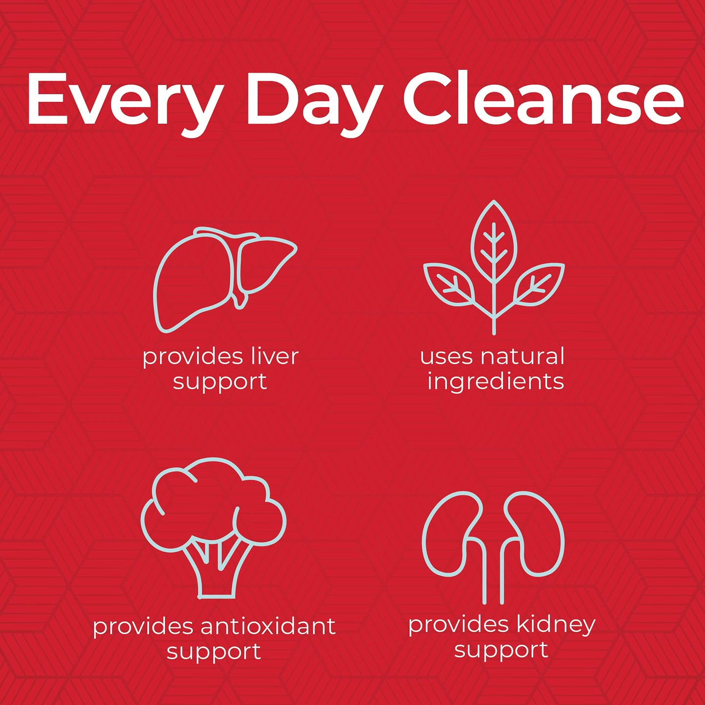 Health Plus Every Day Cleanse Health Supplement, 90 Capsules, 30 Servings