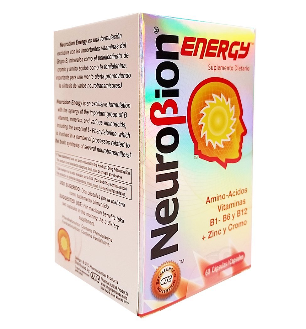 Neurobion, Energy Amino Acids, 60 Count (Pack of 3)