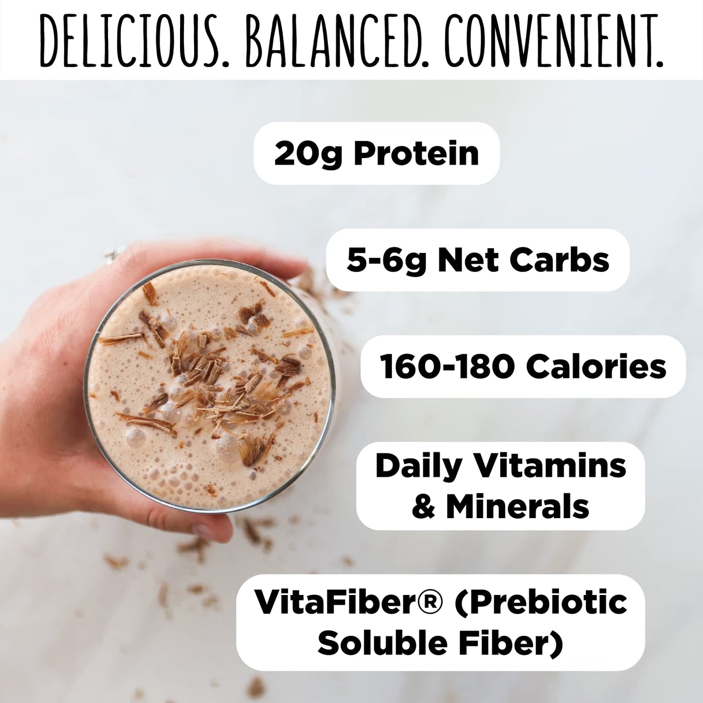 TransformHQ Meal Replacement Shake Powder 28 Servings Chocolate Gluten Free NonGMO
