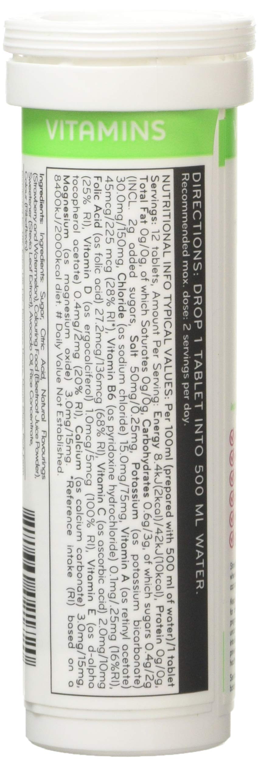 NUUN Strawberry Melon Drink Tabs, 12 CT