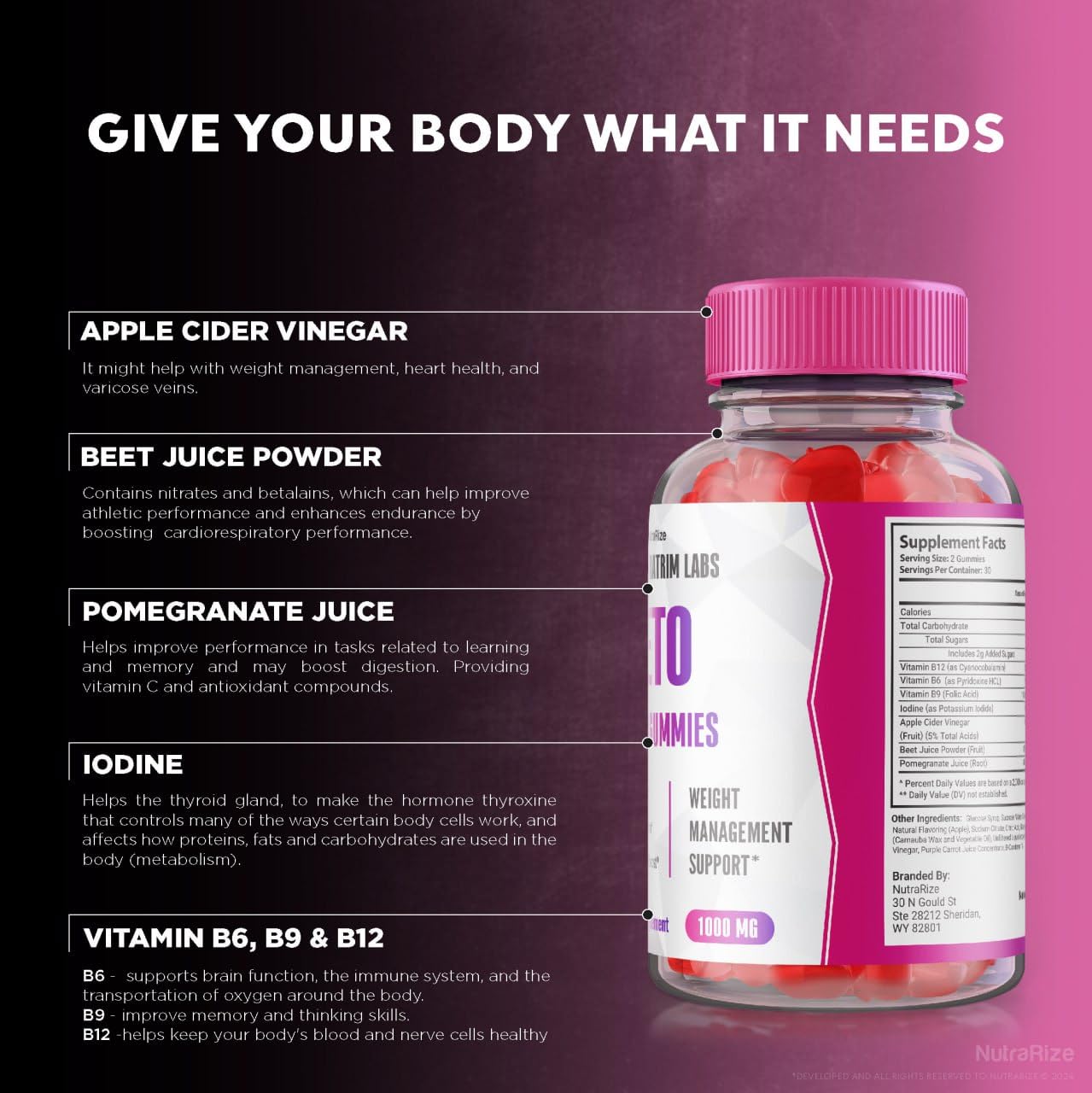 (2 Pack) Nutratrim Labs Gummies - Nutratrim Labs Keto ACV Gummies, Nutratrim Labs for Advanced Weight Loss, Keto + ACV Gummy, Maximum Strength Supplement, NutratrimLabs Gomitas Reviews (120 Gummies)