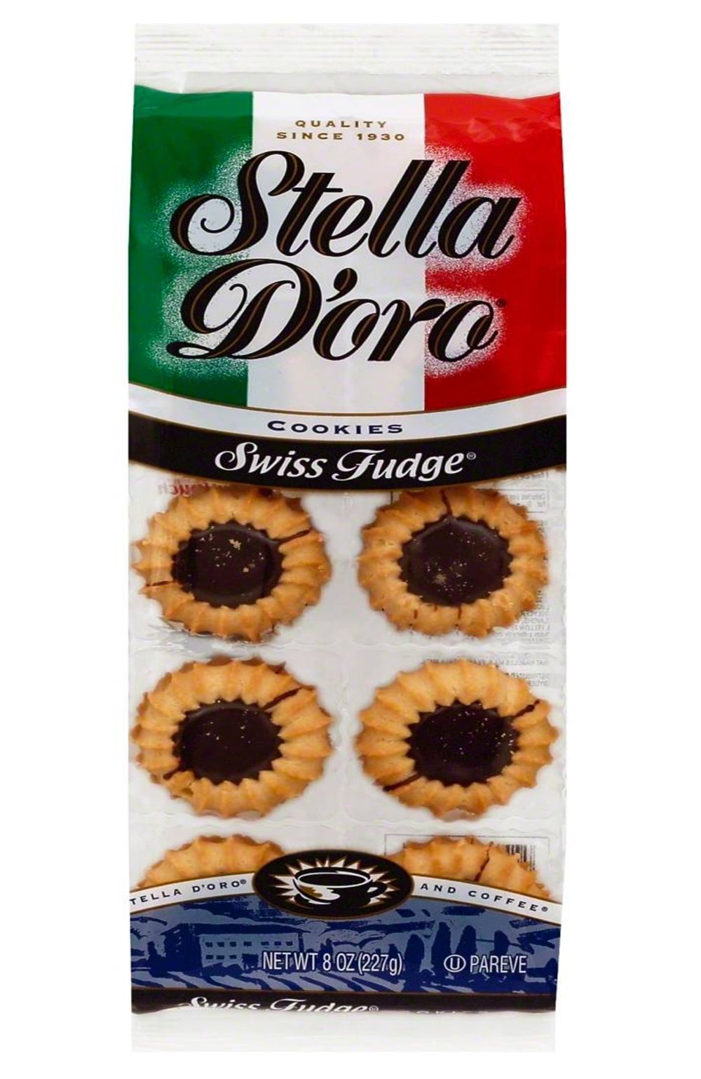 Stella Doro Old Fashioned Quality Cookies 1 Pack Swiss Fudge