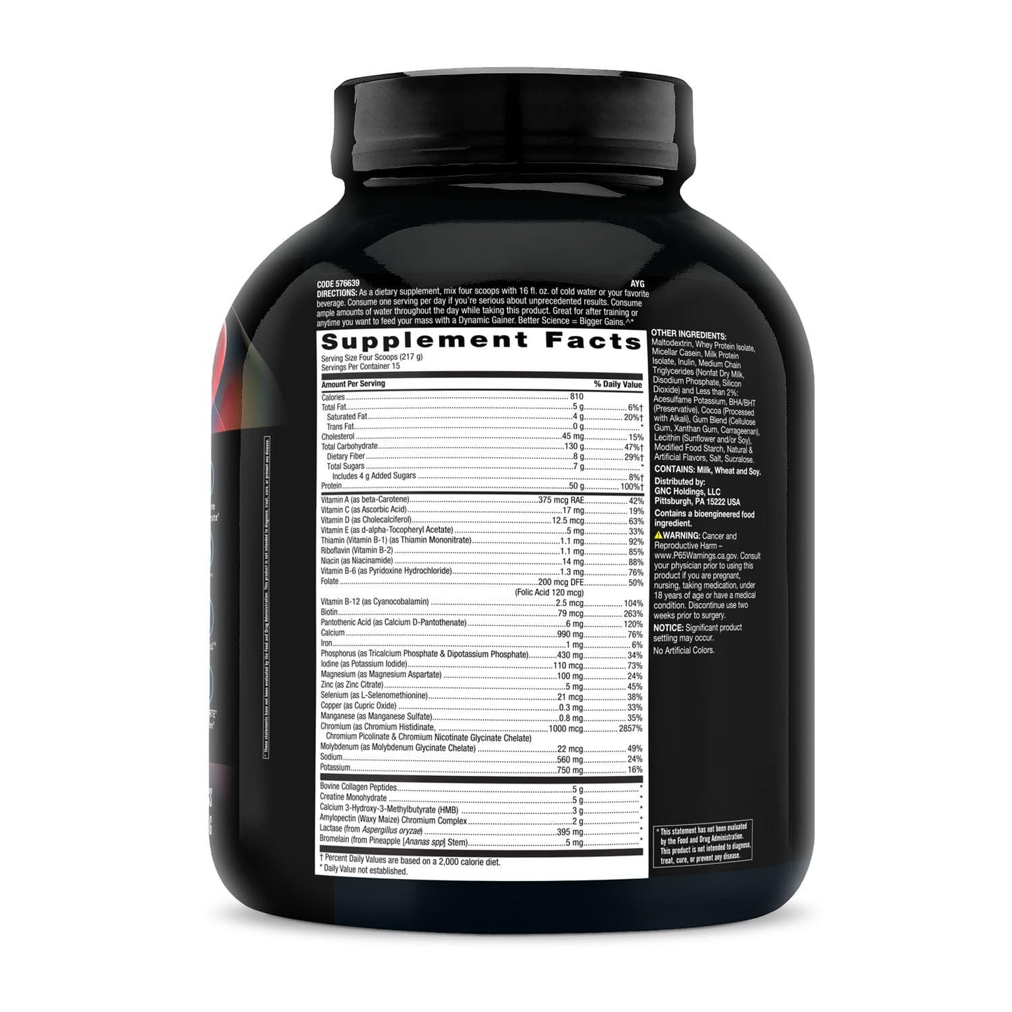 BEYOND RAW Dynamic Gainer | High-Tech Mass Gainer | Optimized Absorption, Enhanced Strength, and Joint Stability | Chocolate Éclair | 15 Servings