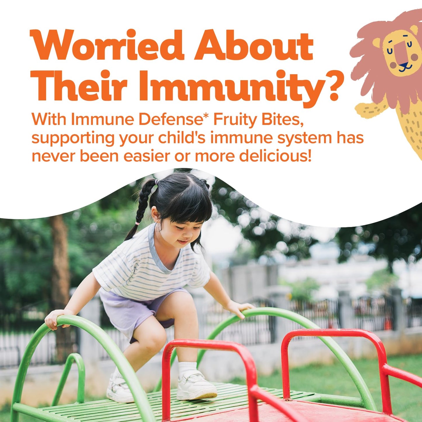 Biostime Kids immune support gummies|(Ages 4+) | Includes Vitamins D&C + Zinc & Probiotics | No Added Sugar |Kids Immune Defense Fruity Bites | Free from top 9 allergens | 60 Count
