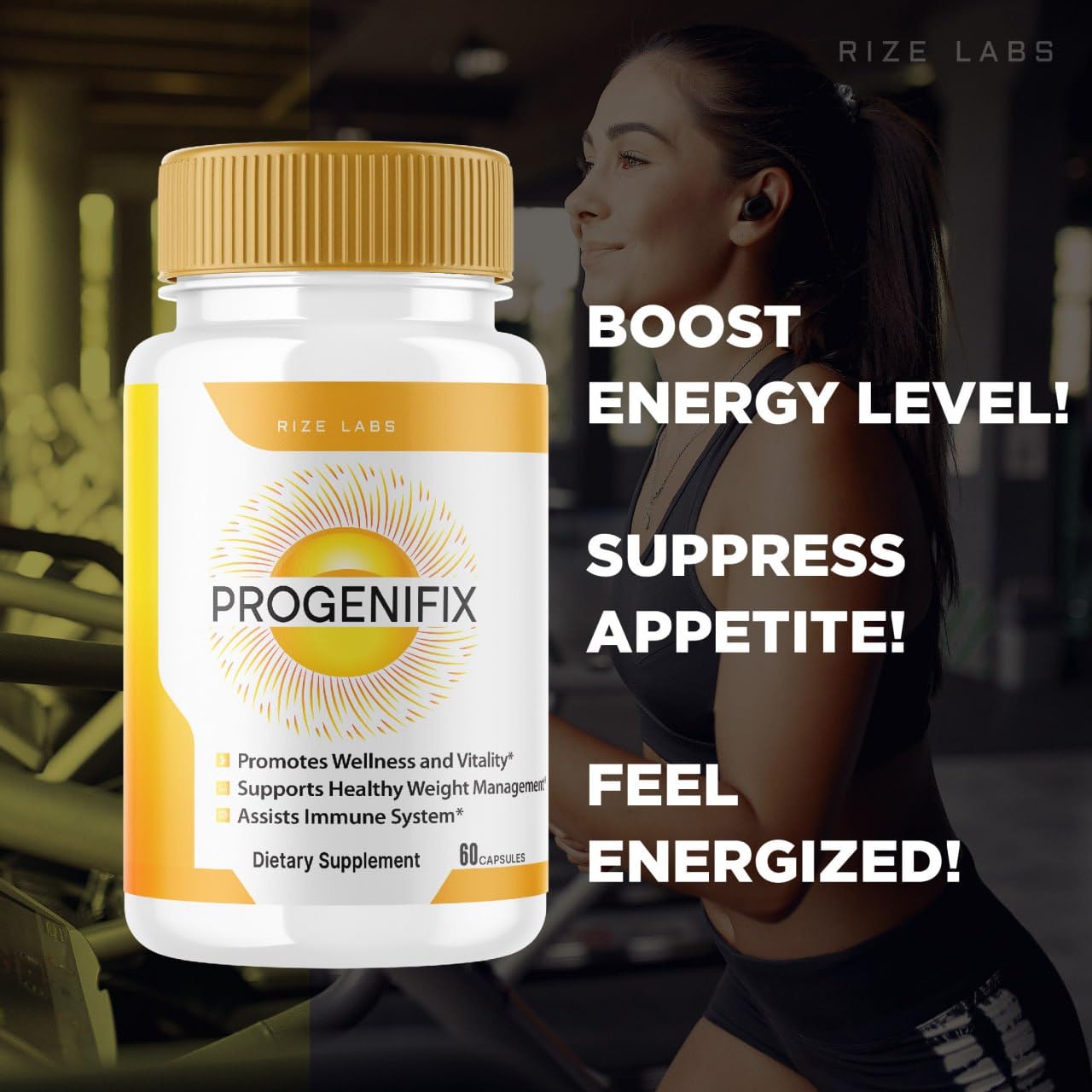 rize labs (2 Pack) Progenifix Weight Loss Supplement, Progenifix Capsules Total Body Wellness, Progenifix Healthy Lifestyle for Happier Life, Progenifix Reviews (120 Capsules)