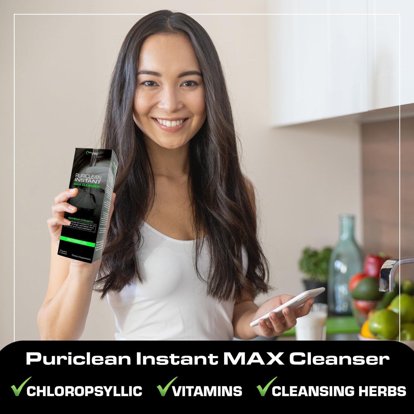 Puriclean Same-Day Max Detox Drink, Maximum Strength Cleansing Quick Flush Potent Deep System Cleanser Watermelon Flavor (64 Oz Total) (2 Pack)