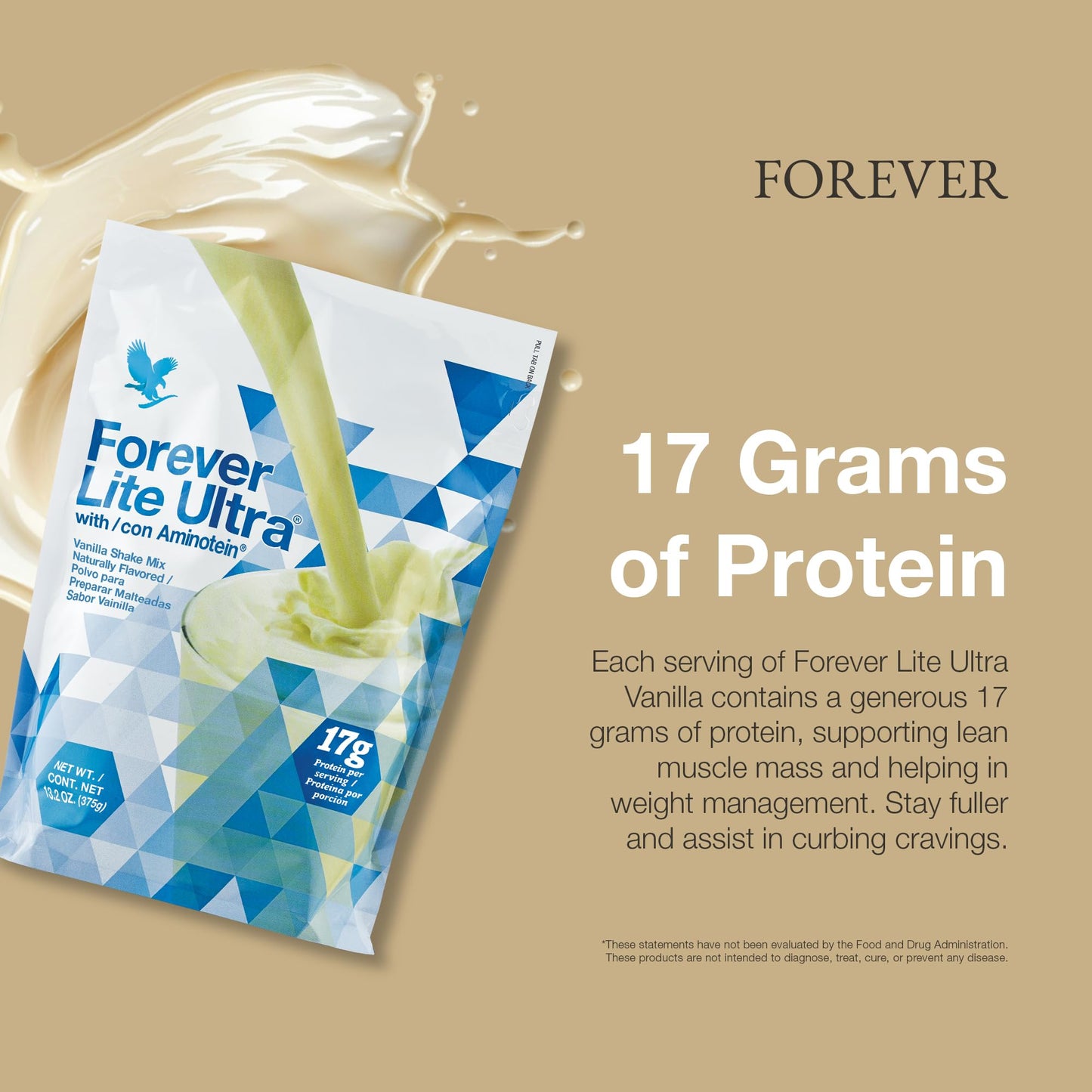 Forever Living Ultra Vanilla Protein Shake - 13.2 oz