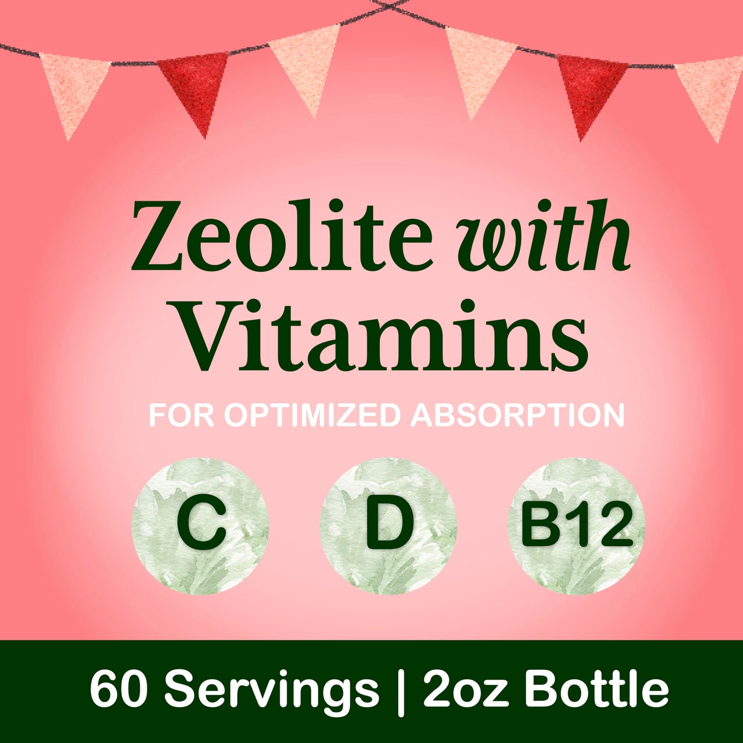 Zeolite for Kids | Zeolite Clinoptilolite | Methyl Vitamin B12, C and D3 for added Energy, Immune, and Clarity | 2 oz drops (60 Servings) | Digestive Support | No Preservatives, Vegan, Non-GMO