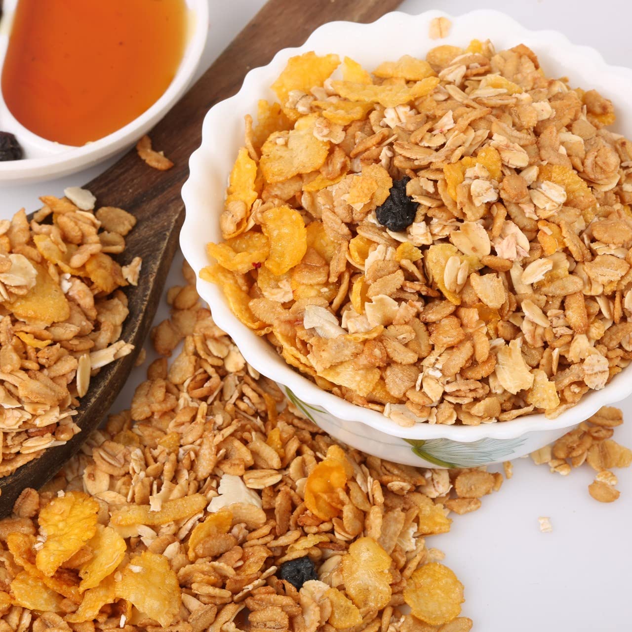 8AM Muesli Gluten Free Dry Fruits and a Blend of Honey Roasted Nuts and Seeds