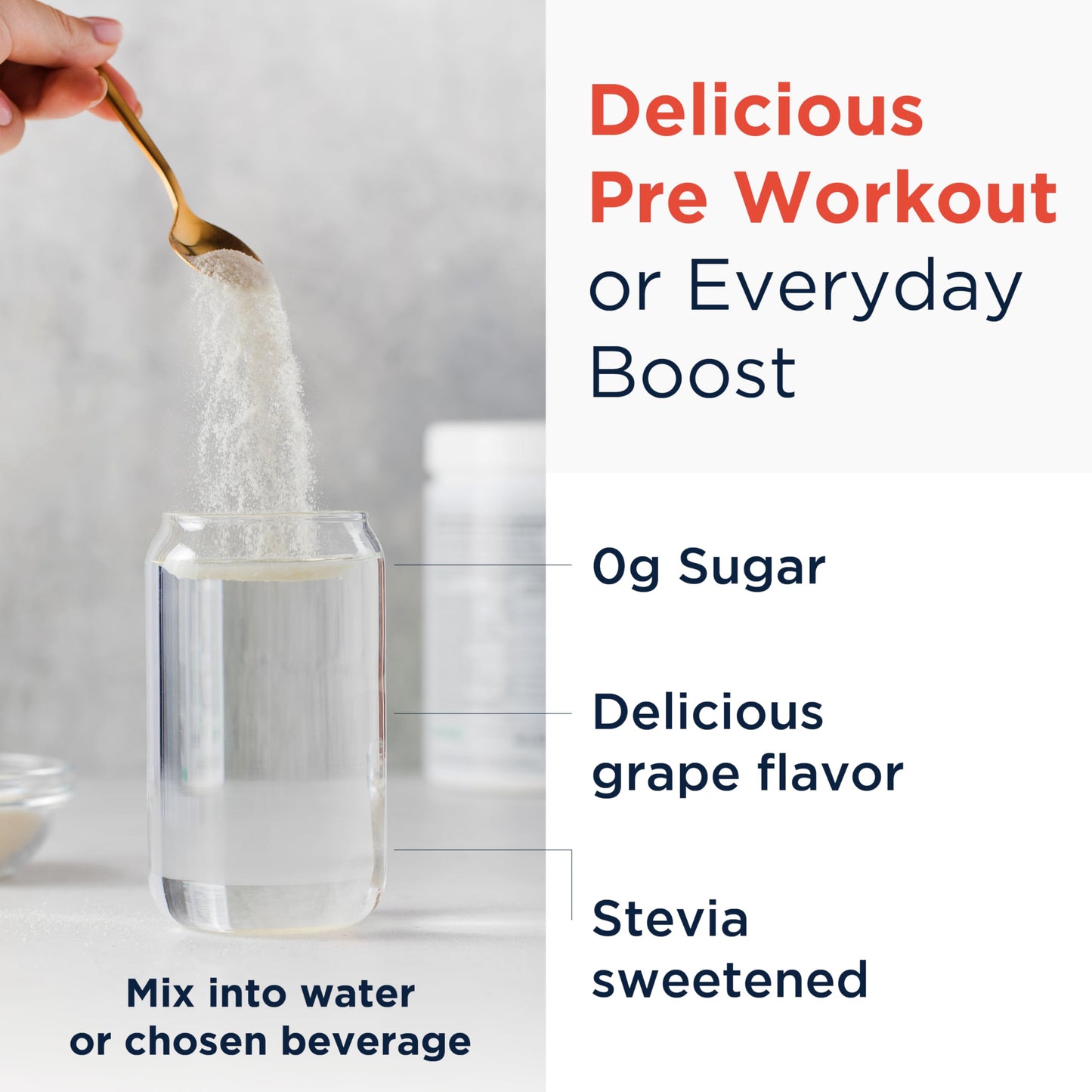 Designs for Health NOx Synergy - Drink Mix Powder to Support Healthy Nitric Oxide Levels - L-Arginine, Creatine, L-Citrulline + More - Pre Workout - Grape Flavor (30 Servings / 270g)