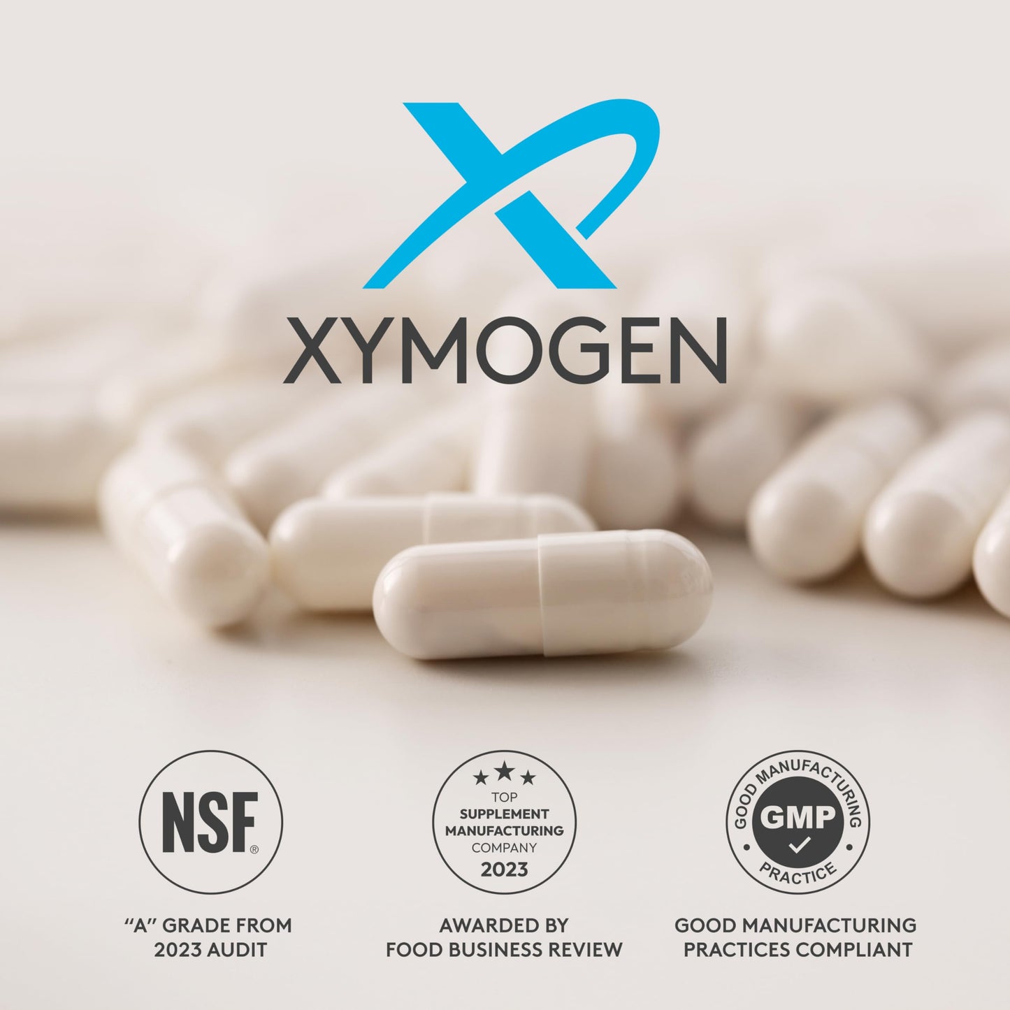 XYMOGEN Mood Food ES - Supports Calmness, Relaxation and a Healthy Mood with Active Folate, B Vitamins, 5-HTP, GABA, Minerals, Suntheanine L-Theanine, Selenium (60 Capsules)