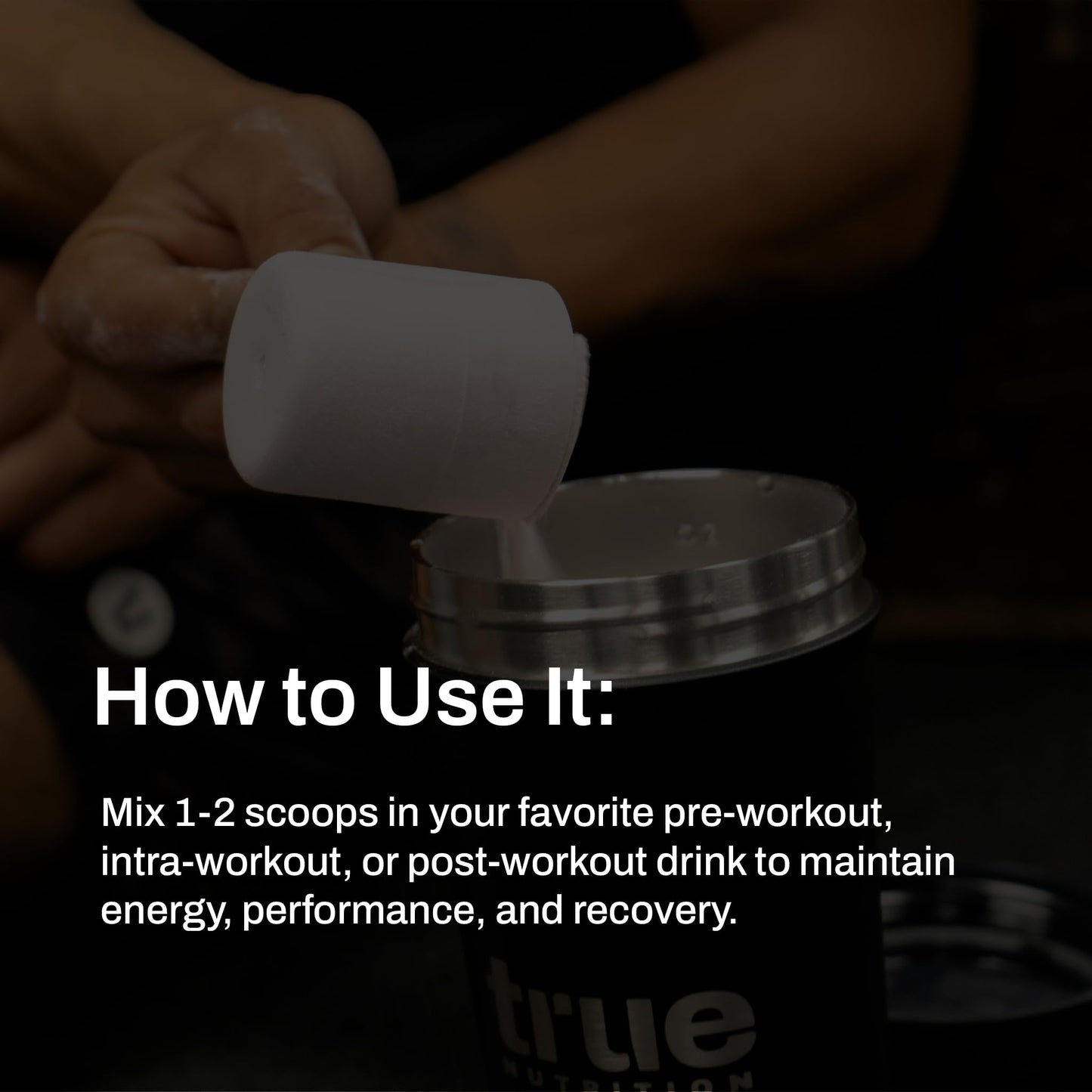 True Nutrition - Highly Branched Cyclic Dextrin - Carbohydrate Powder for Sustained Intra-Workout Energy, Enhanced Post-Workout Muscle Recovery - Vegan and Non-GMO - Unflavored 1lb