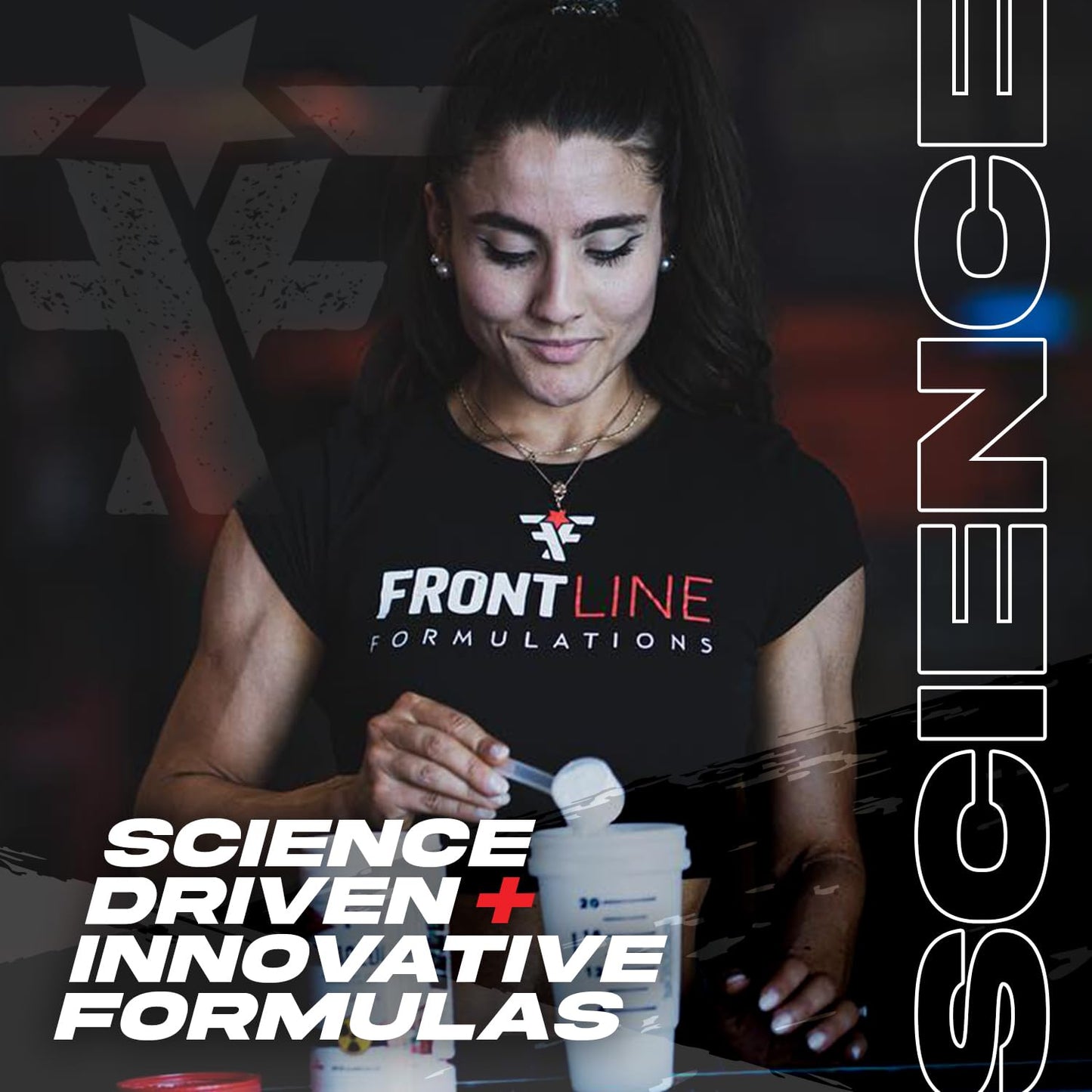 FRONTLINE FORMULATIONS Pumpageddon, Non Stim Pre-Workout Powder, Explosive Workouts, Insane Endurance, Skin Splitting Pumps, Veteran Owned and Operated, Packaging May Vary (25 Servings, Peach Rings)