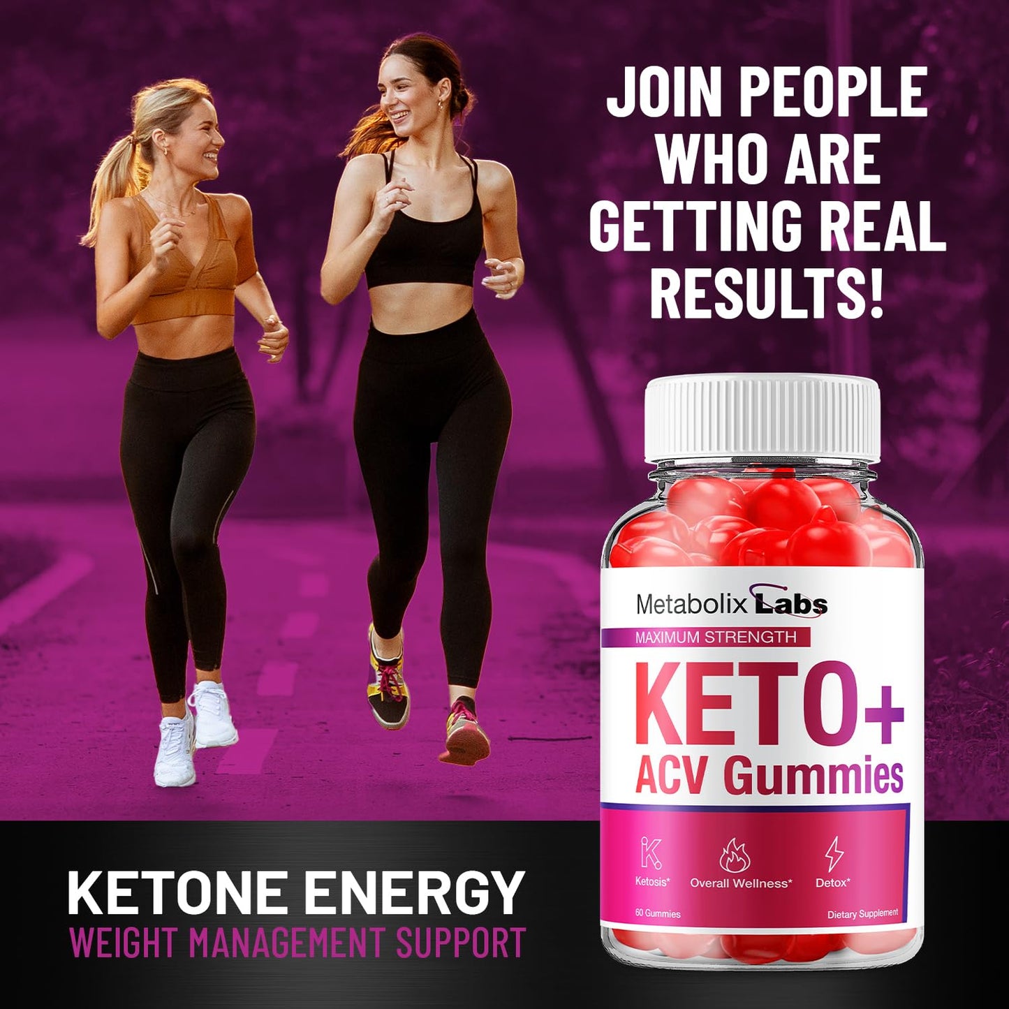 (2 Pack) Metabolix Labs Keto ACV Gummies - Advanced Formula Metabolix Keto Plus Weight Management ACV Gummies Apple Cider Vinegar Metabolix ACV Dietary Supplement Men Women (120 Gummies)