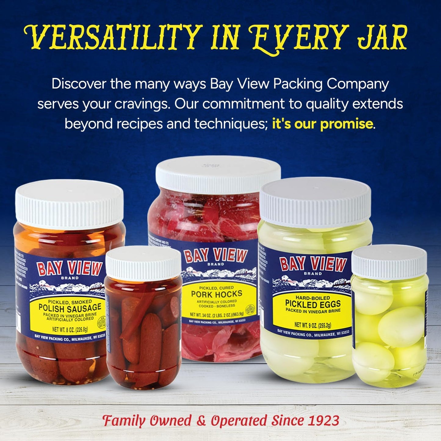 Bay View Brand Pickled Smoked Polish Sausage Bar Tavern Food Red Hot