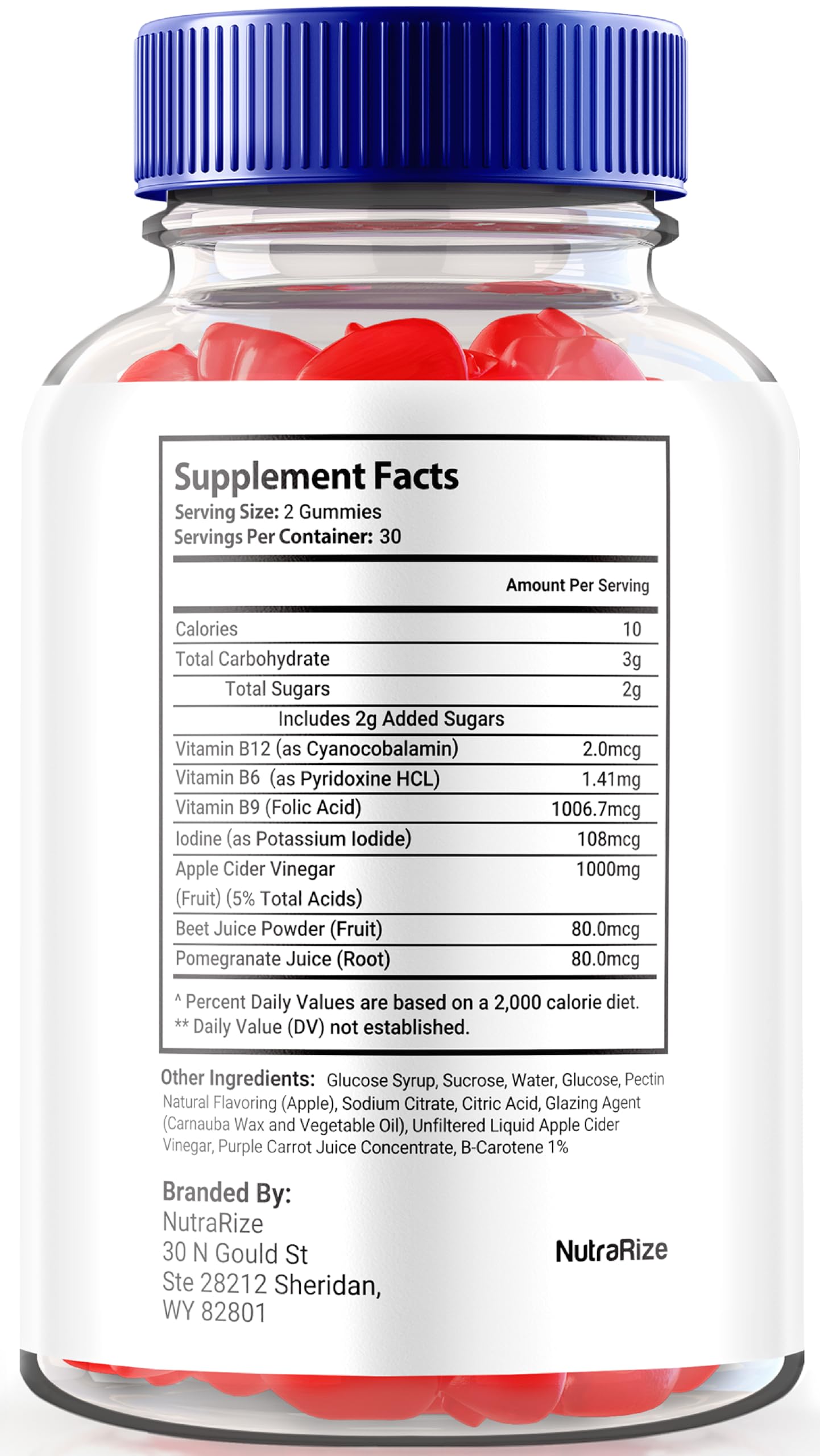 NutraRize (Pack of 3 MicroBio Keto ACV Gummies, Official Keto + ACV Supplement, All Natural Micro Bio, Apple Cider Vinegar Reviews (180 Gummies)