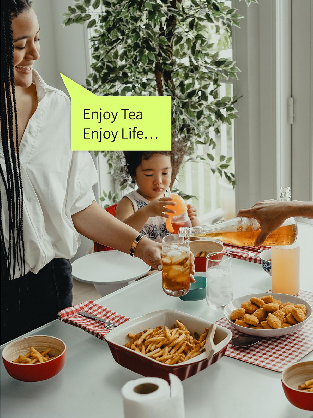 TeeLux Sweet Iced Tea Bags Green Tea Blended with Natural Sweet Tea QuartSized Refreshing Iced Green Tea Zero Sugar 30 Count