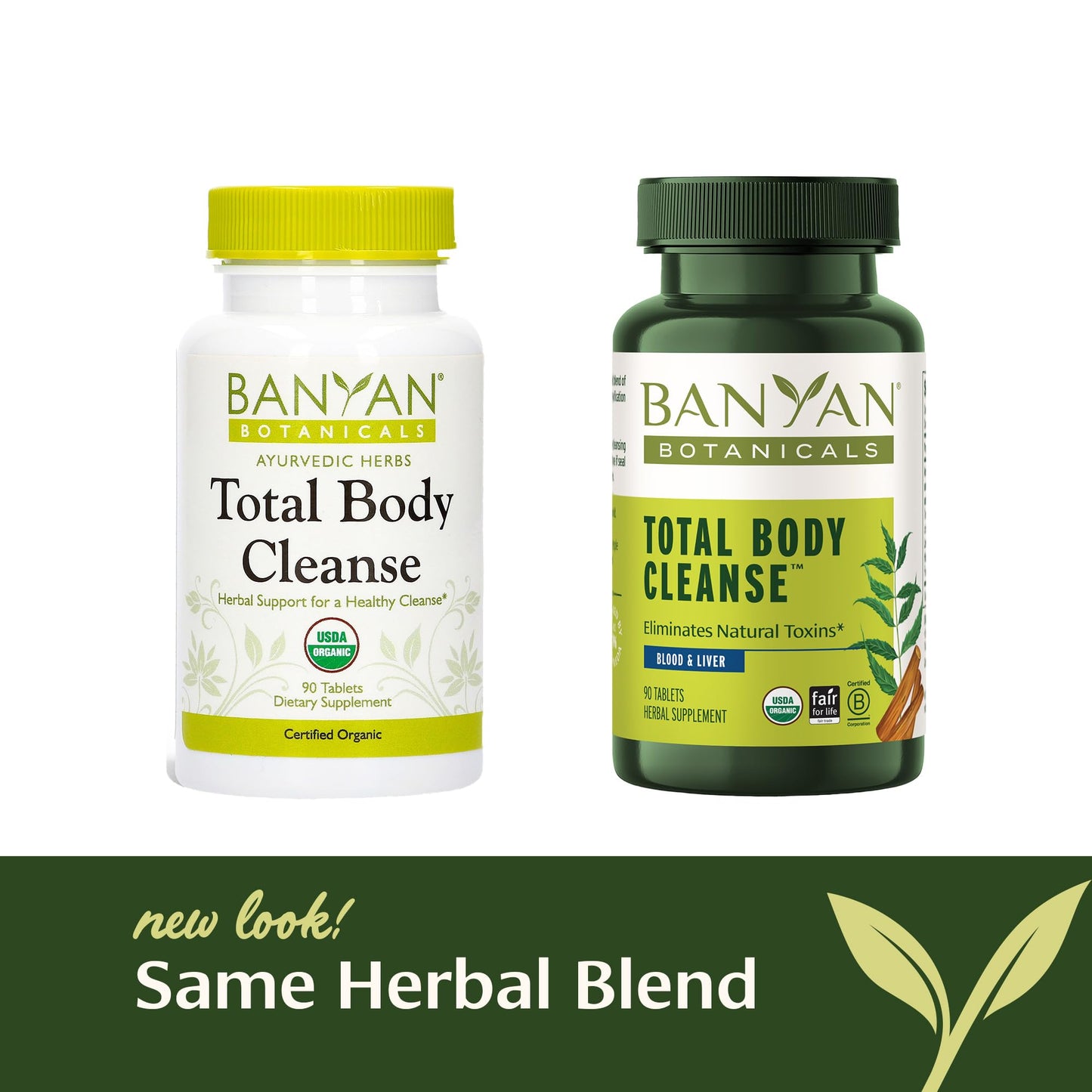 Banyan Botanicals Total Body Cleanse - Organic Cleanse Supplement with Amla & Manjistha - Supports Healthy Digestion, Detox, & Natural Cleansing* - 90 Tablets - Non GMO Sustainably Sourced Vegan