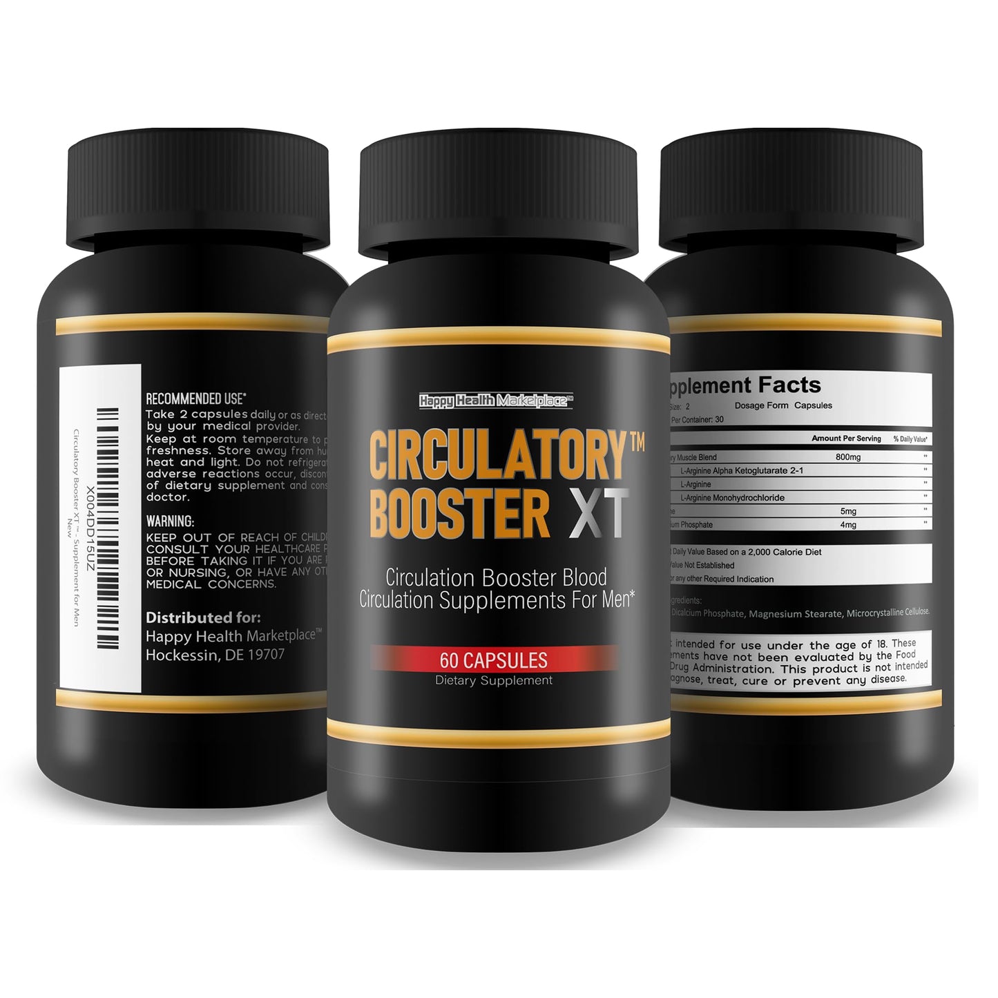 Circulatory Booster XT - Our Best Circulation Booster Blood Circulation Supplements For Men - Advanced Blood Flow Support For Whole Body Circulation Support - Better Blood Flow Blood Circulation Pills
