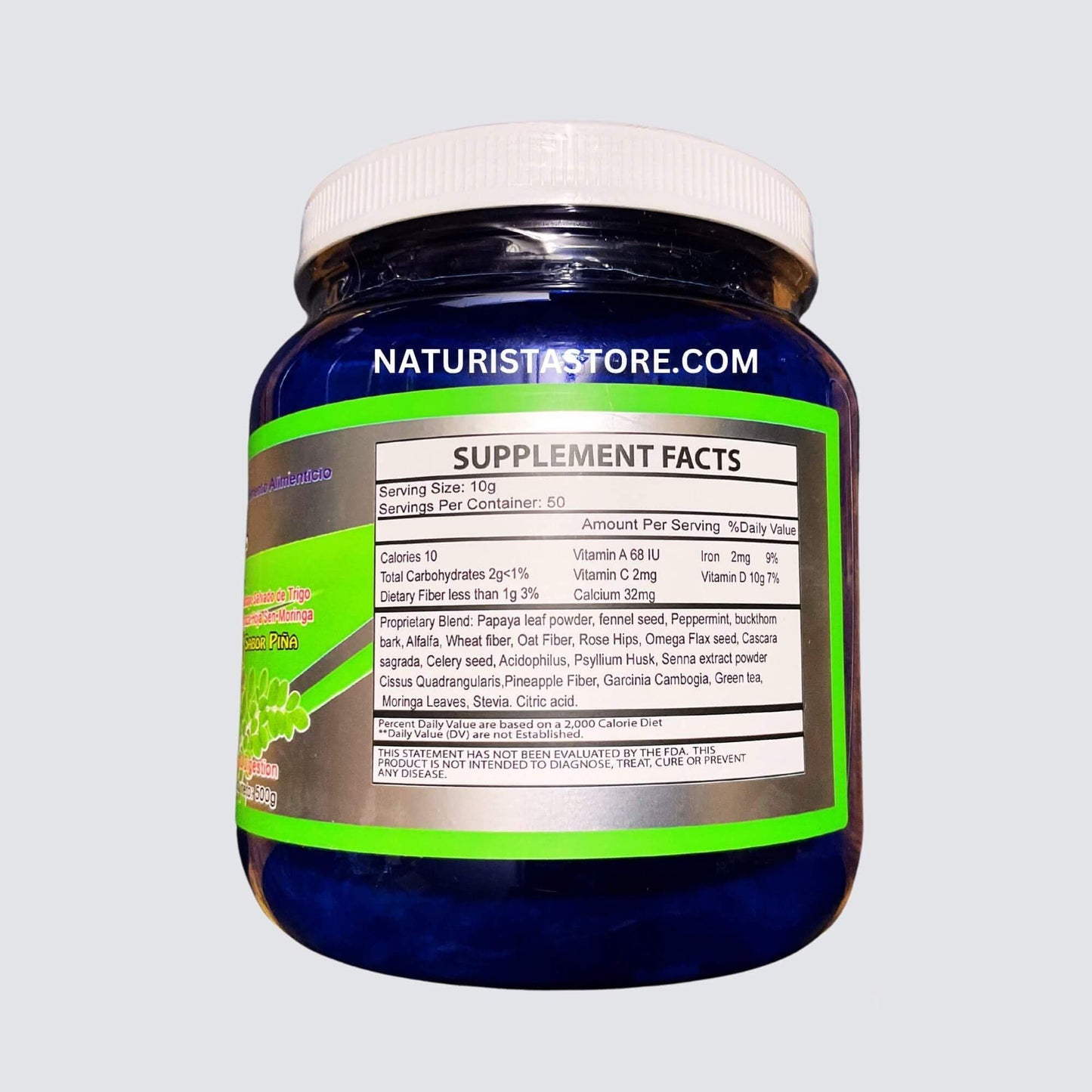 Generic Brands Naturals Super Desintoxicador Detox Powder 500g, 14 Ounce (Pack of 1)