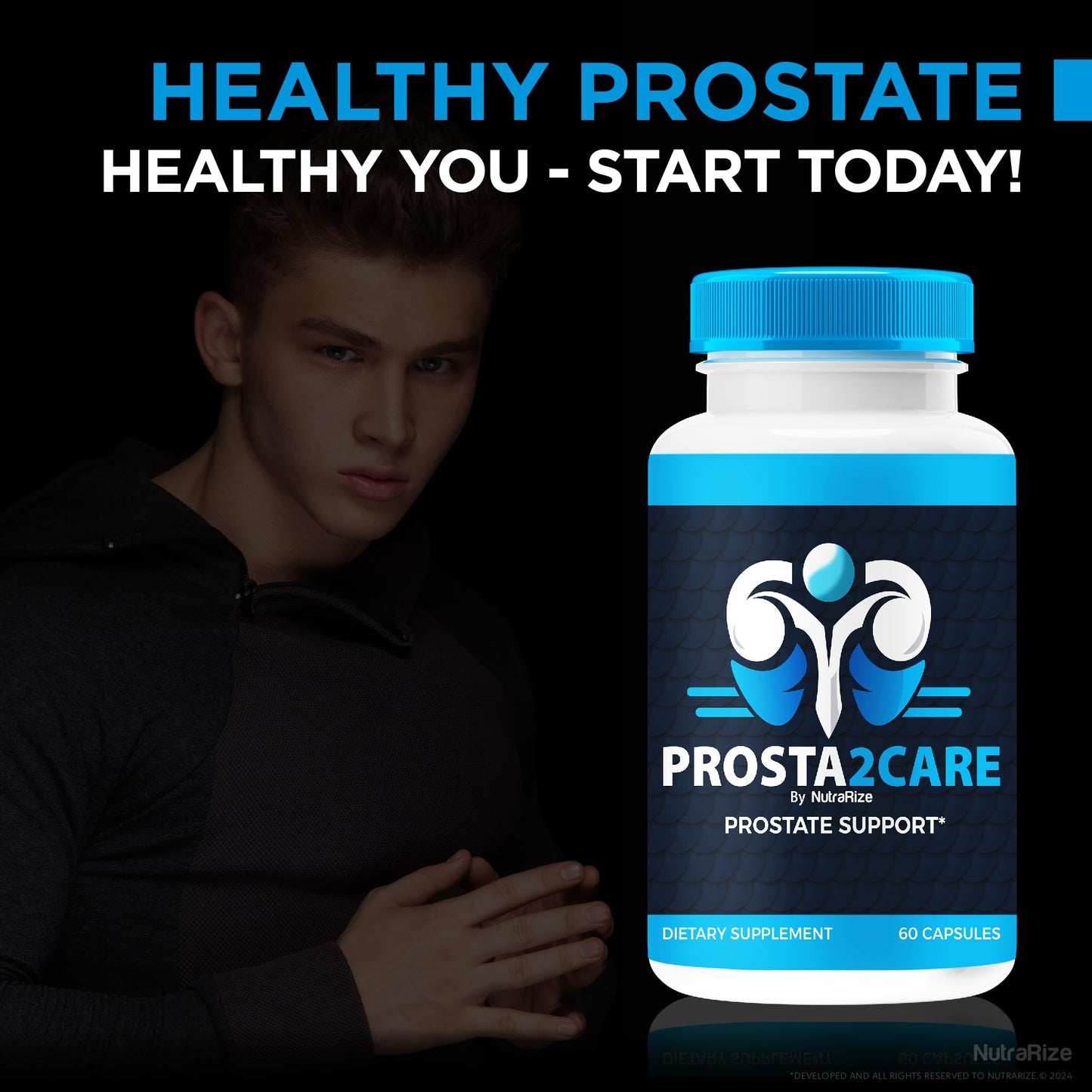 (2 Pack) Prosta2Care Capsules - Complete Formula to Maintain Prostate Health, Prosta 2 Care Natural Capsules, Premium Prostate Support Formula, Official Prosta 2Care Pastillas Review (120 Capsules)