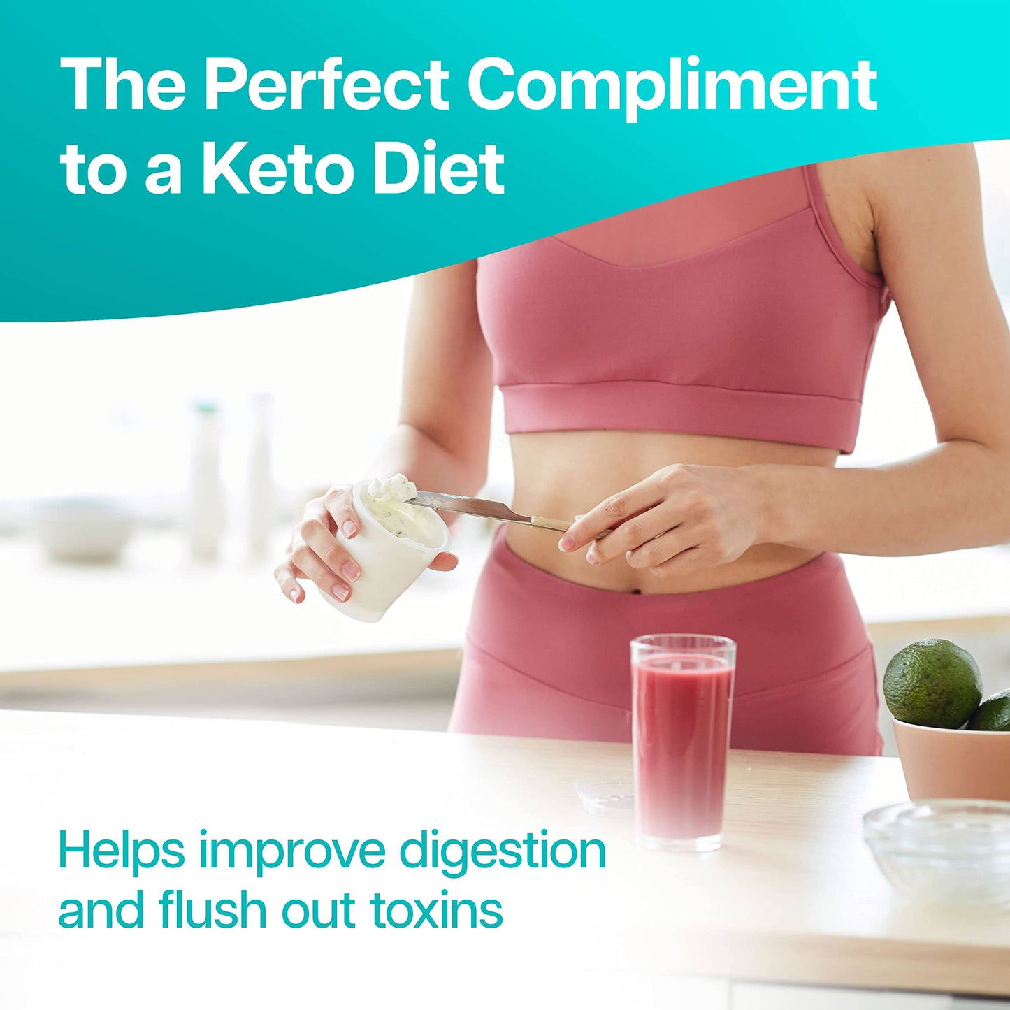 Nutriana Keto Detox Cleanser - Keto Pills Liver Supplement for Men & Women - Keto Supplement Detox Pills Fasting Supplement for Colon Health, Kidney Support & Boosts Metabolism 60 Capsules