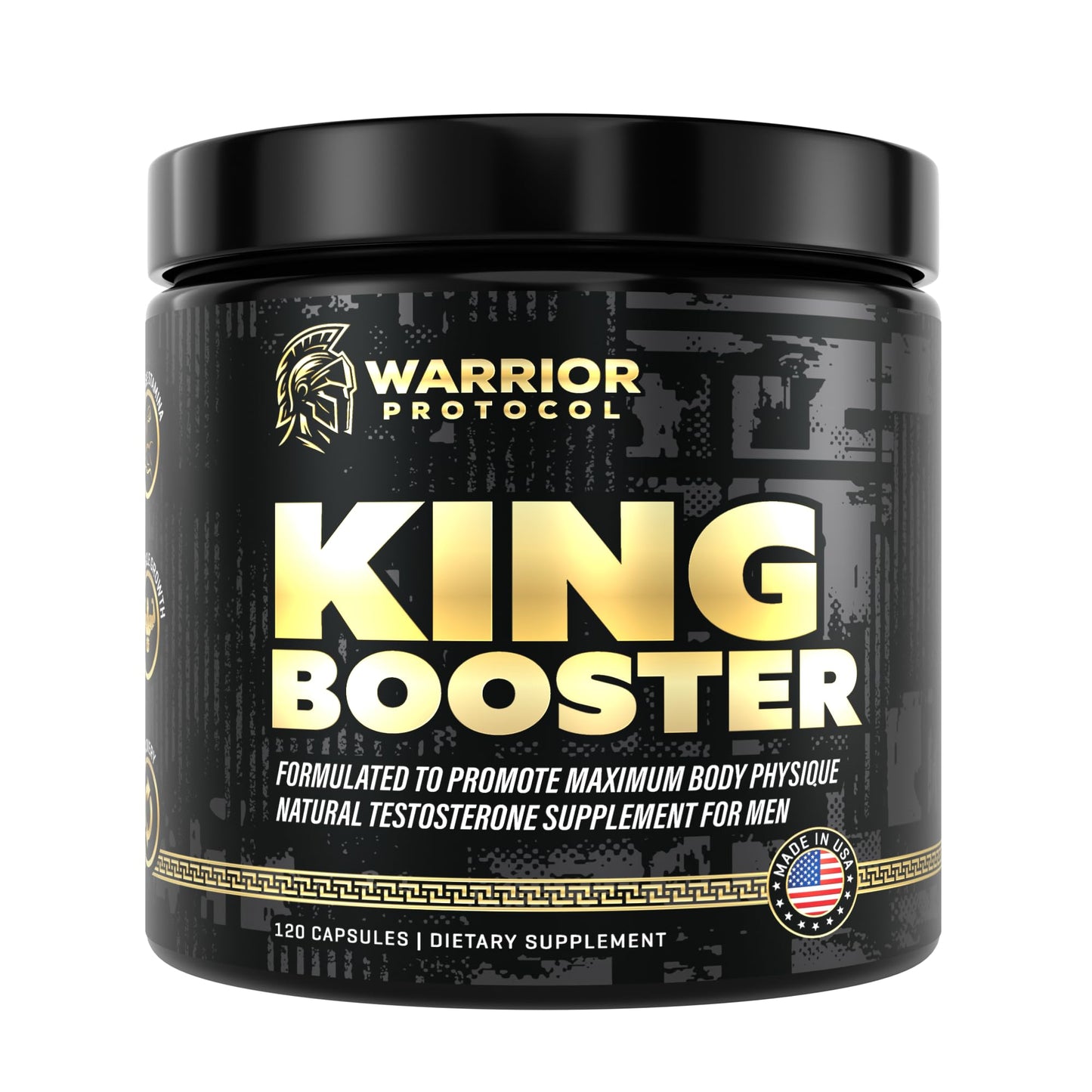 Testosterone Support for Men - Male Enhancing Supplements & Vitality Pills | Testosterone Supplement for Men w/ Turkesterone, Tongkat Ali & Fadogia Agrestis | Boost Muscle Growth, Stamina & Recovery