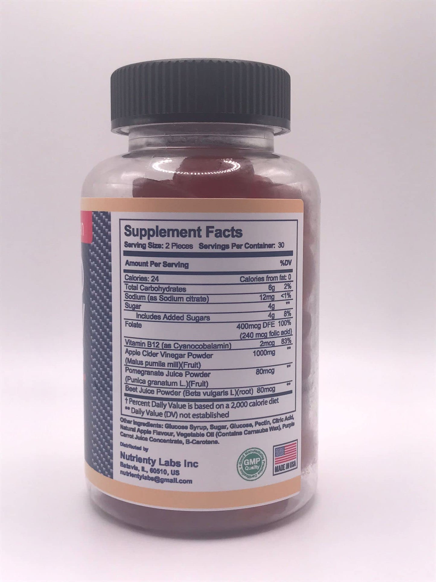 Zonata ACV Pro Plan Gummies, ACV Pro Plan Keto Gummies, 120 Gummies (Pack of 2)