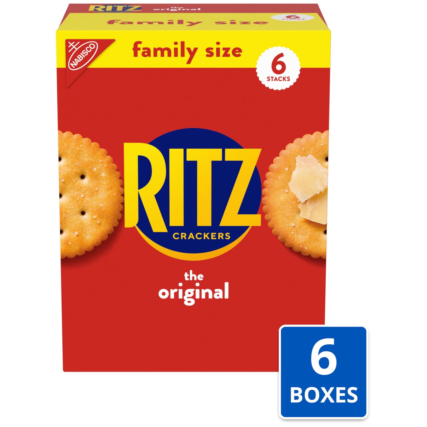 RITZ Original Crackers Family Size 6 205 oz Boxes
