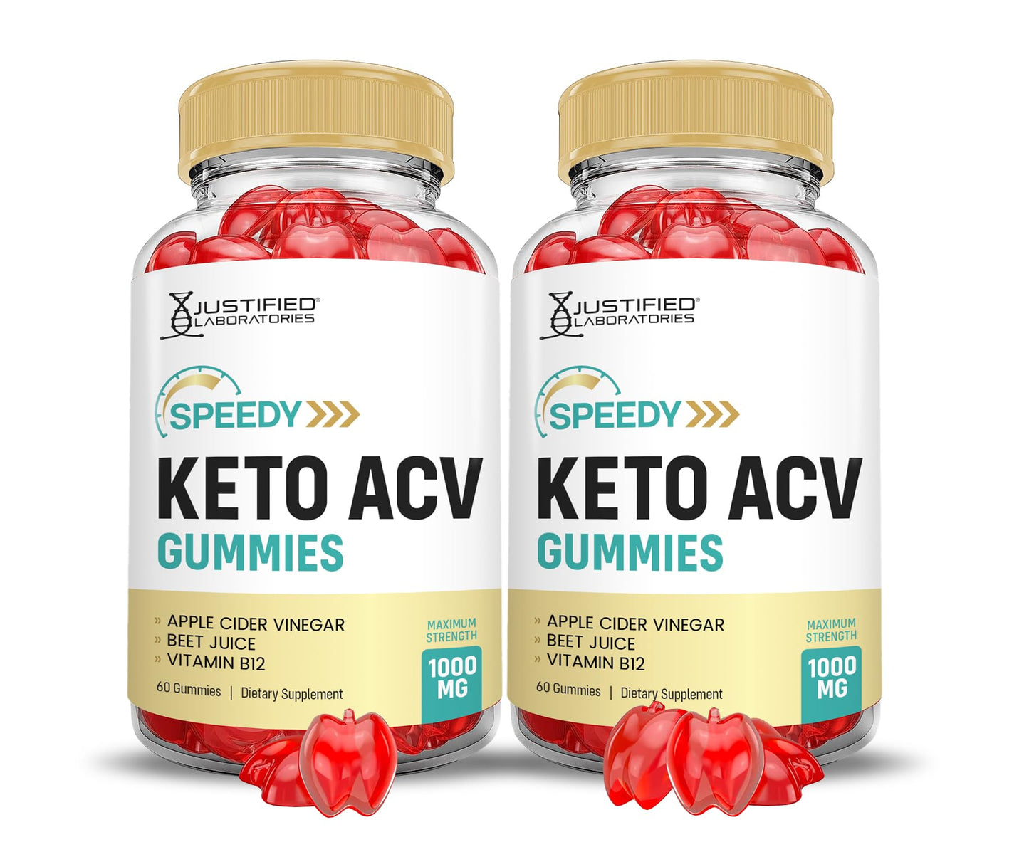 (2 Pack) Speedy Keto ACV Gummies Advanced Formula 1000MG Speedy Keto Gummies Apple Cider Vinegar Formulated with Pomegranate Beet Juice Powder B12 Vegan Non GMO 120 Gummys