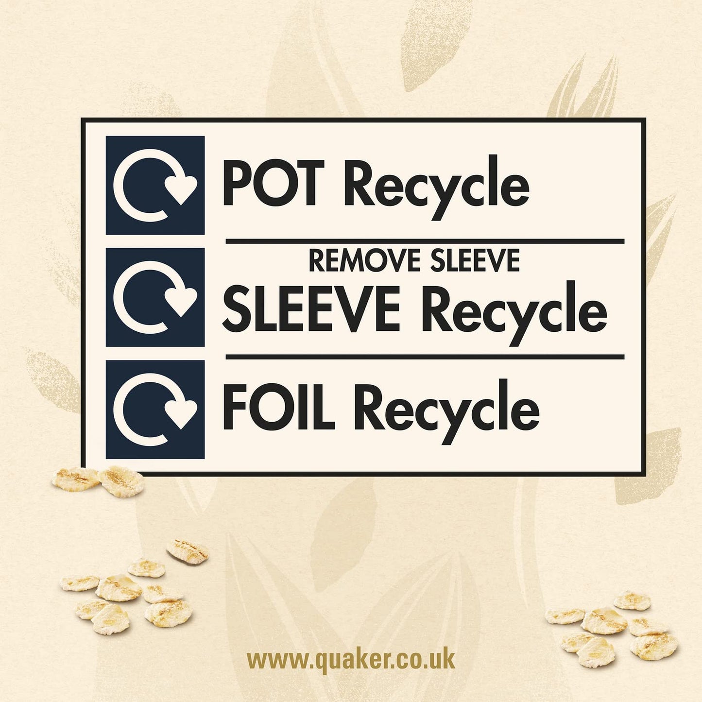 Quaker Oat So Simple Express Pot Golden Syrup Porridge 57 g Pack of 8