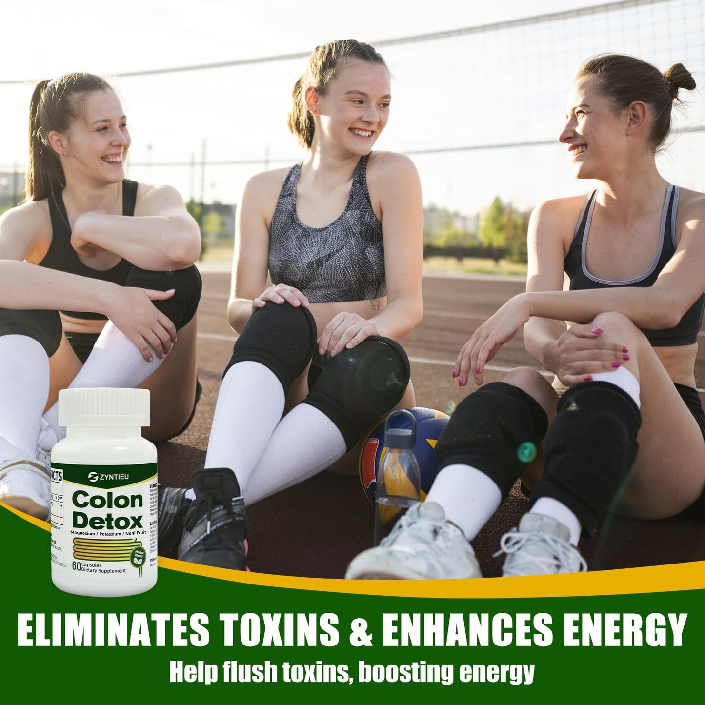 Zyntieu Colon Cleanser Detox Capsules, Bowel Movement Supplements
