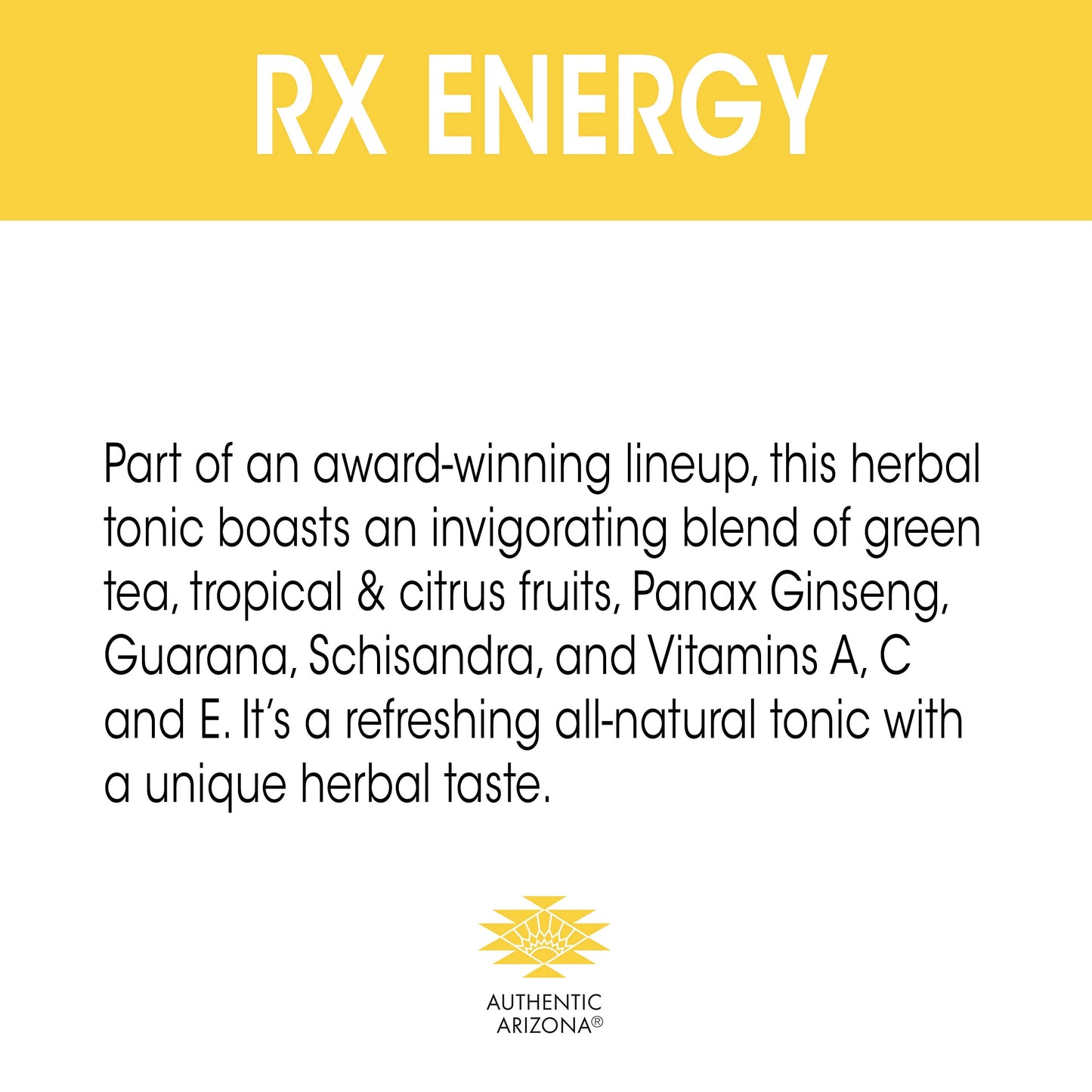 AriZona Rx Energy 20 Fl Oz Pack of 24