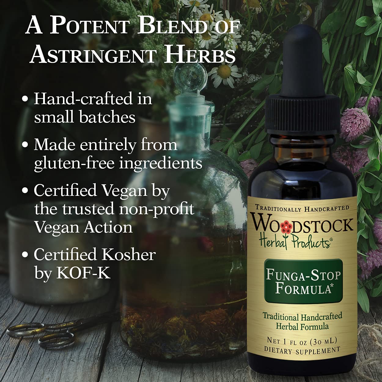 Woodstock Herbal Products Funga-Stop Formula, 1 FZ
